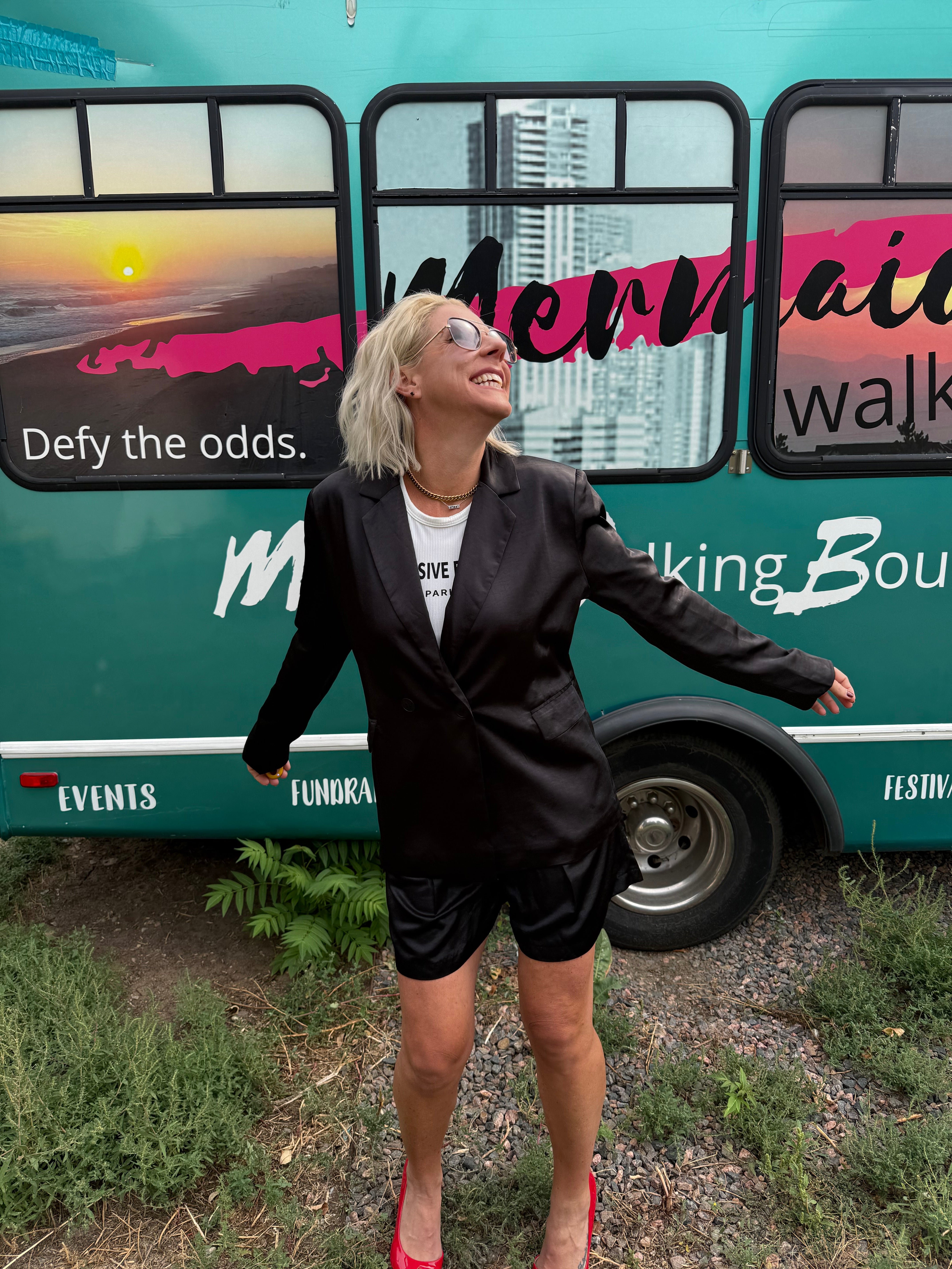 Harriet Satin Blazer