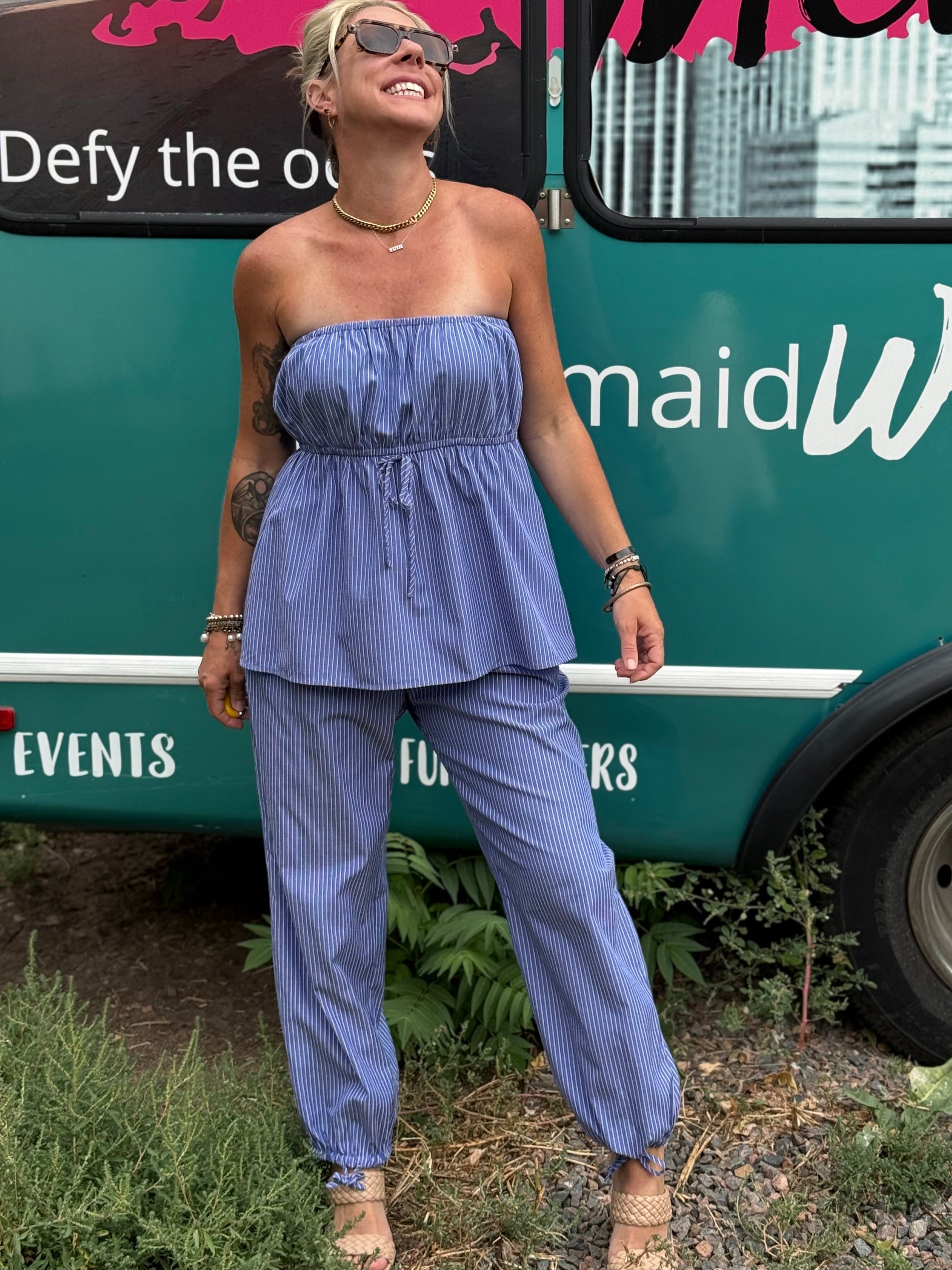 Sammy Strapless Top