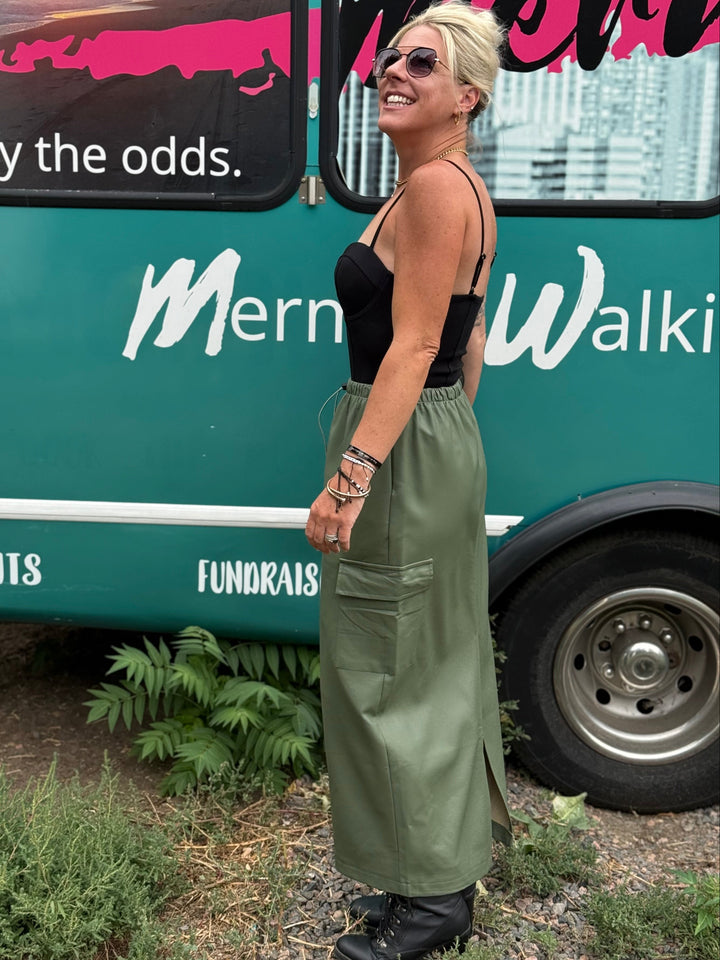 Bridget Cargo Maxi Skirt