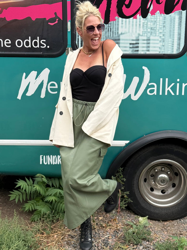 Bridget Cargo Maxi Skirt