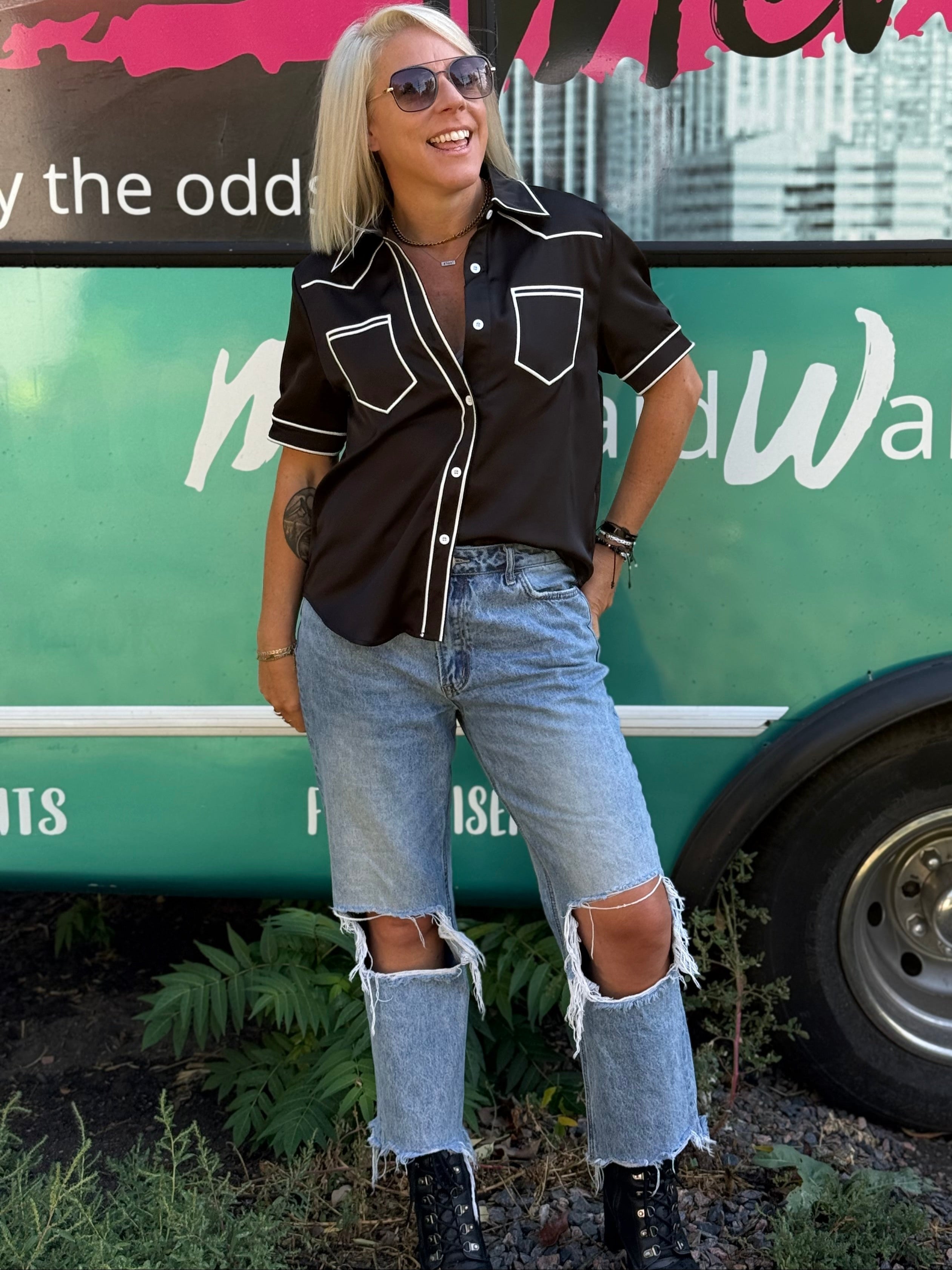 Moxie Top in Black