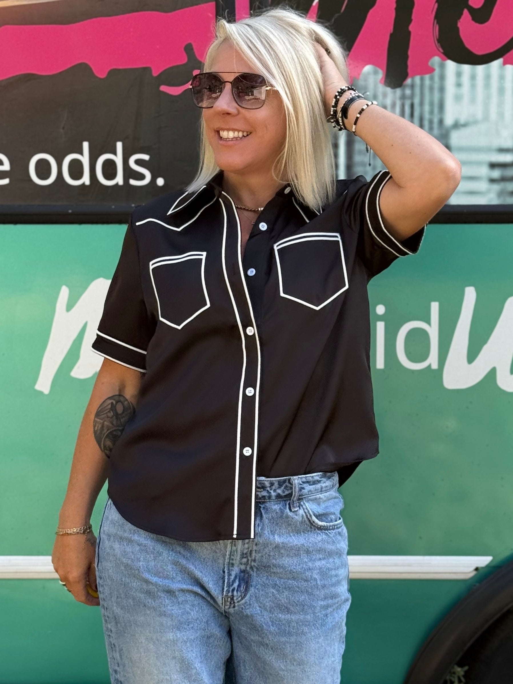 Moxie Top in Black