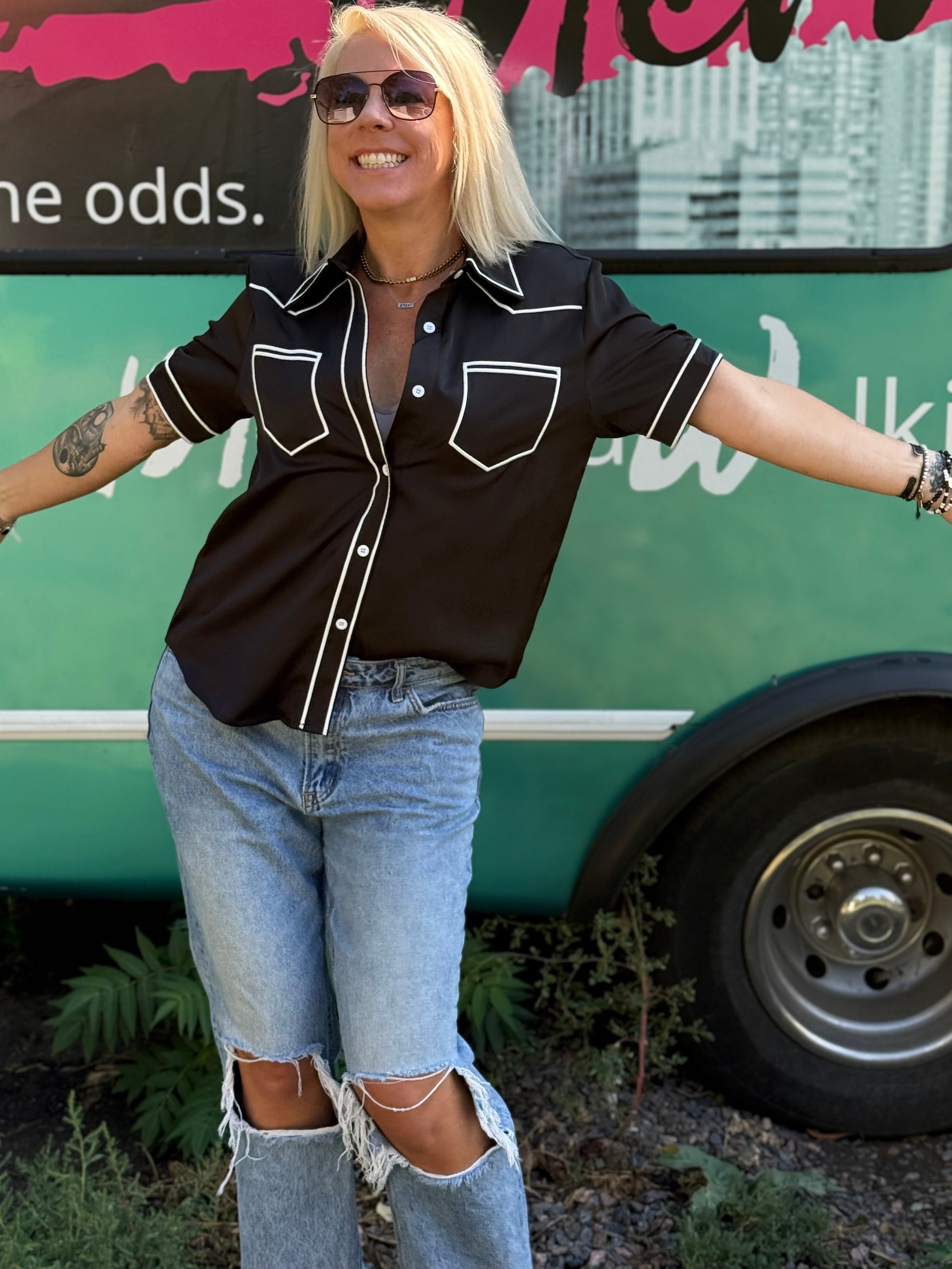 Moxie Top in Black