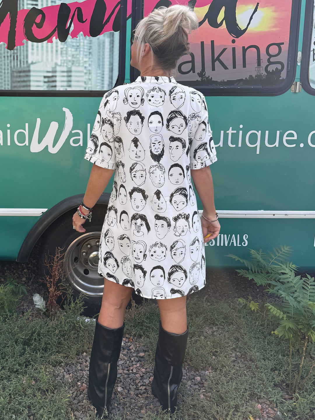 Faces Shift Dress Tunic