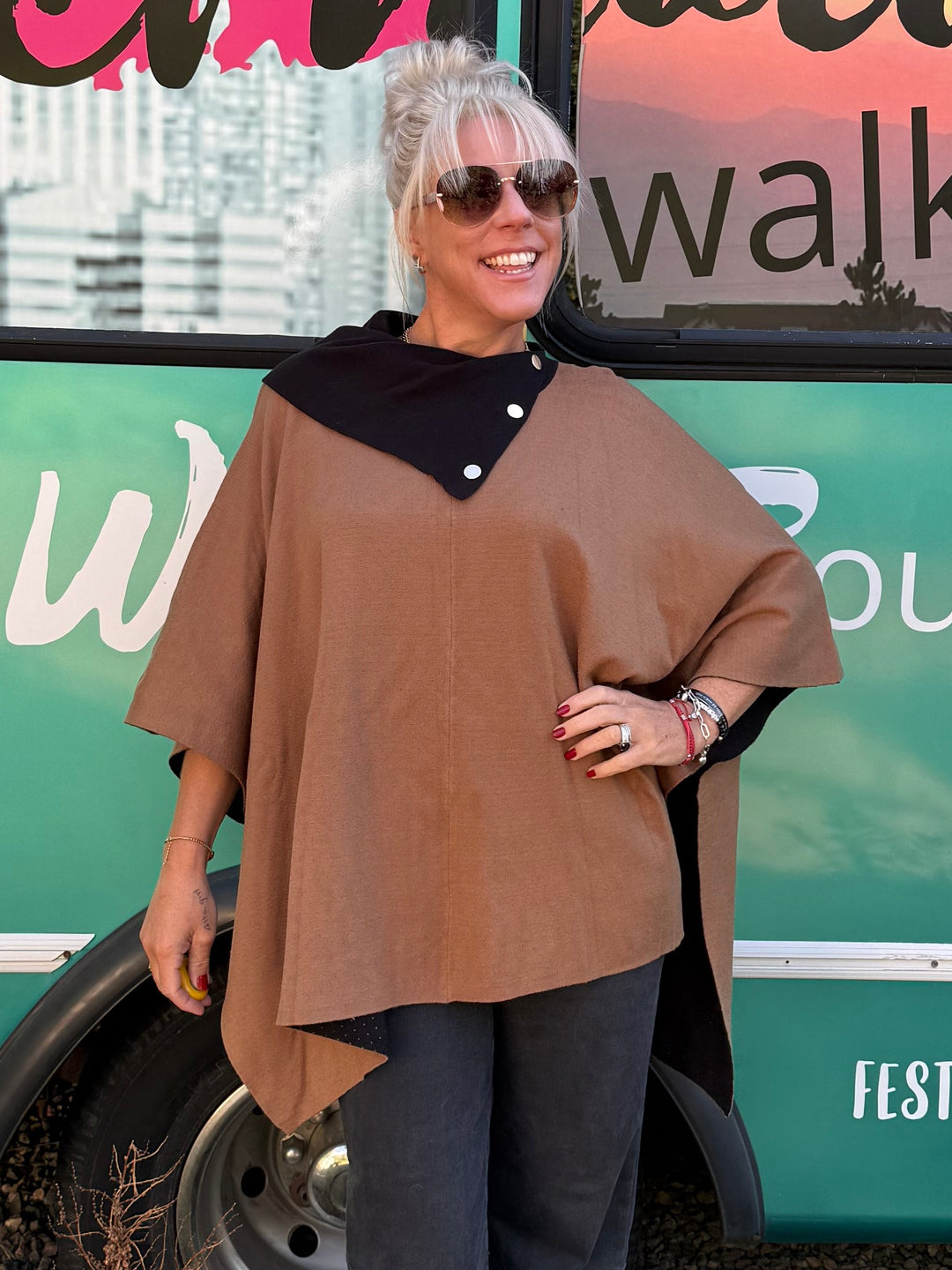 Amiah Poncho Sweater