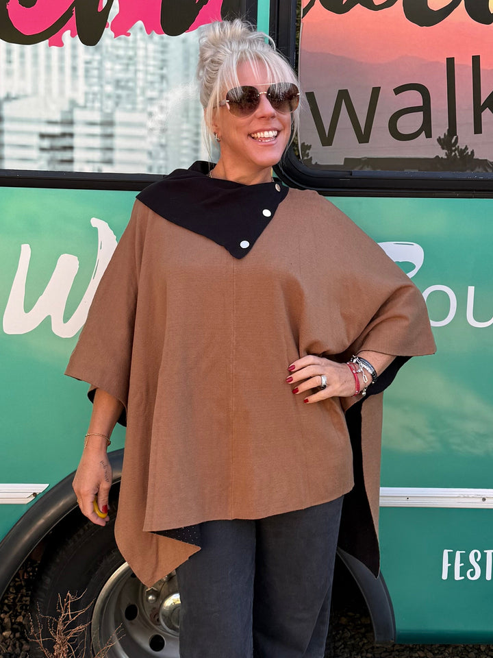 Amiah Poncho Sweater