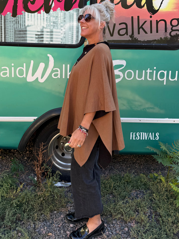 Amiah Poncho Sweater