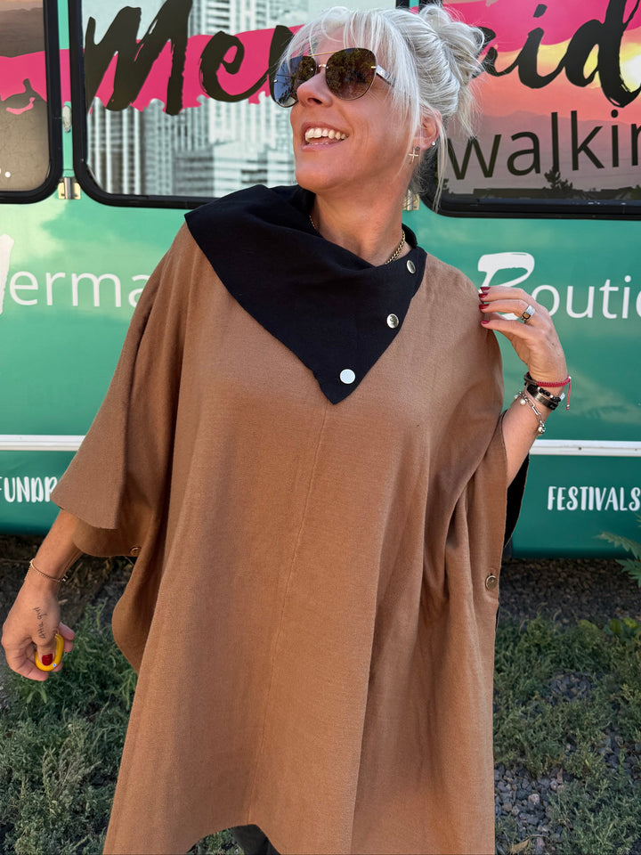 Amiah Poncho Sweater