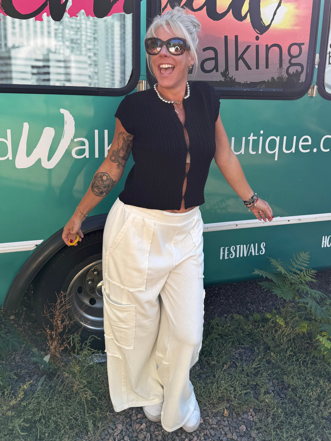 Cargo Dream Pants in Cream