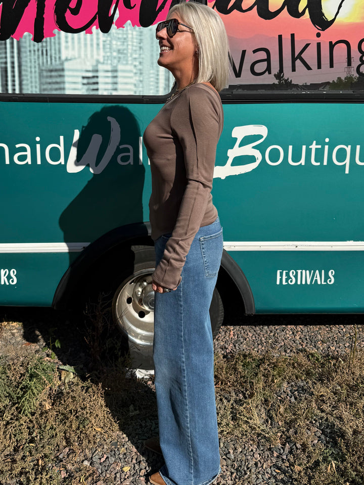 Blythe Brown Staple Long Sleeve