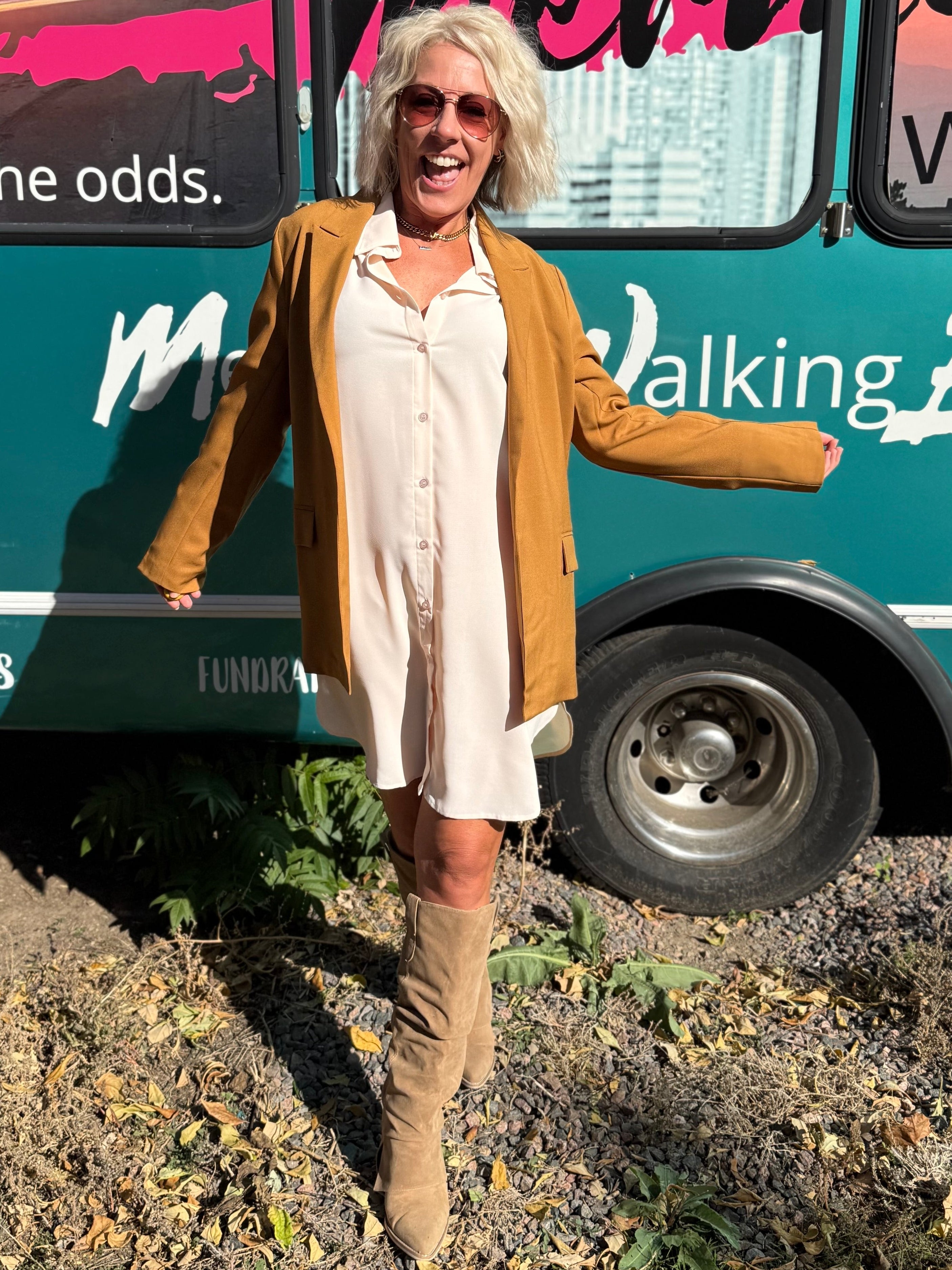 Ramona Blazer in Camel
