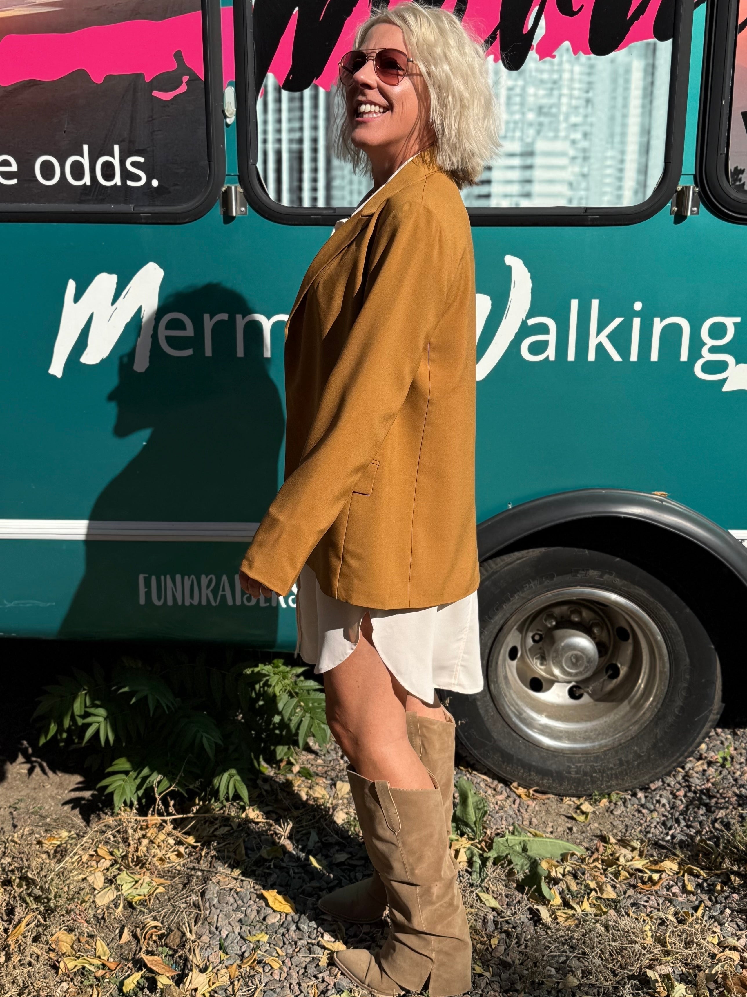 Ramona Blazer in Camel