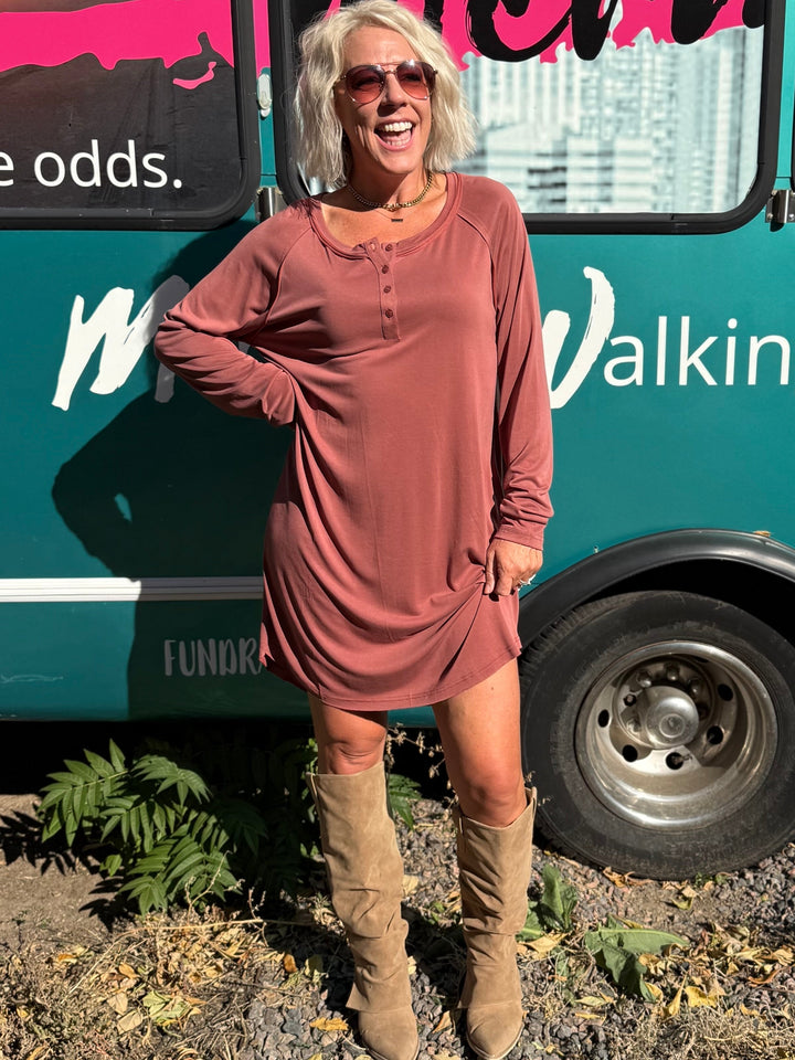 Maple Shirt Dress