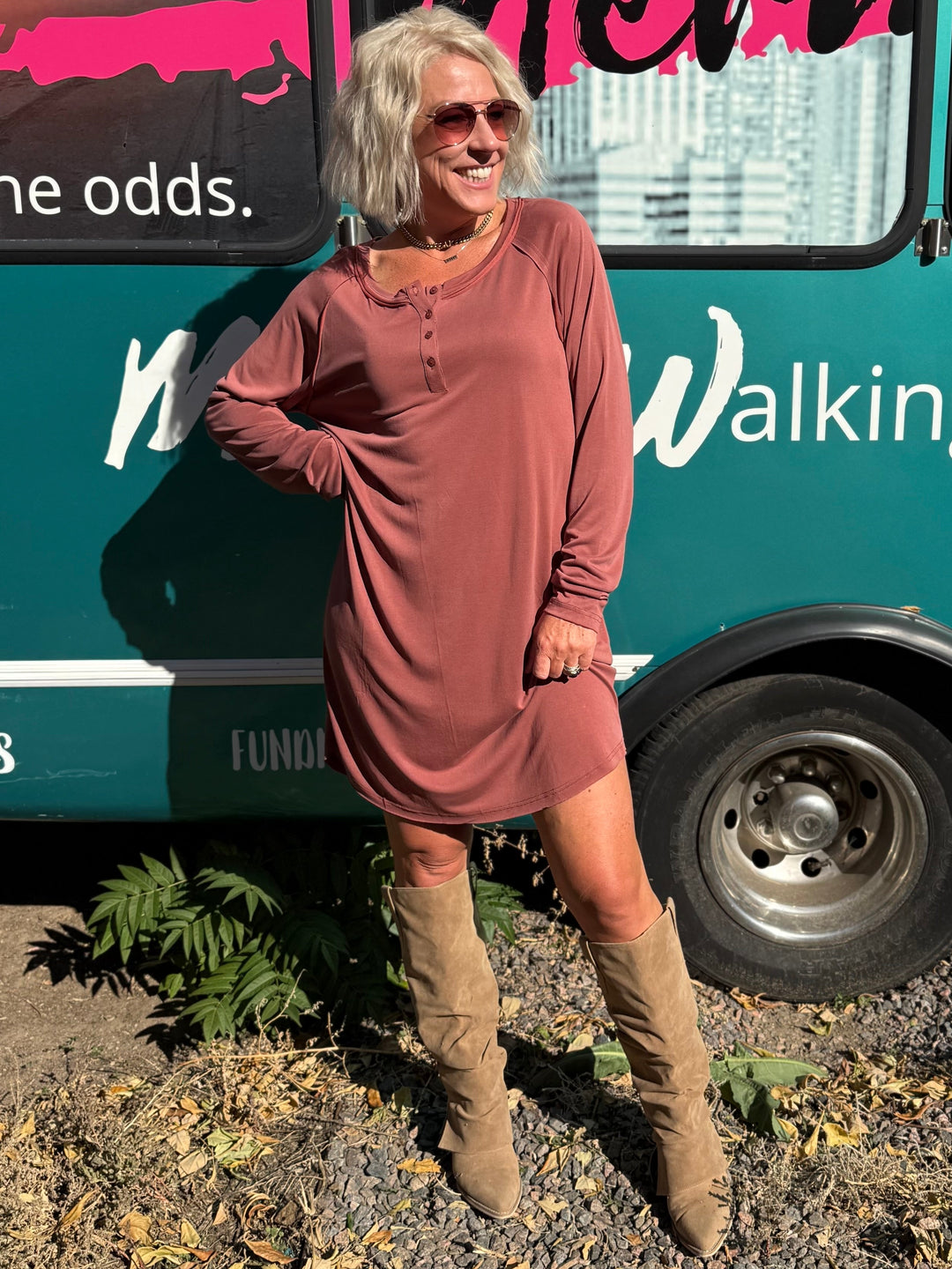 Maple Shirt Dress