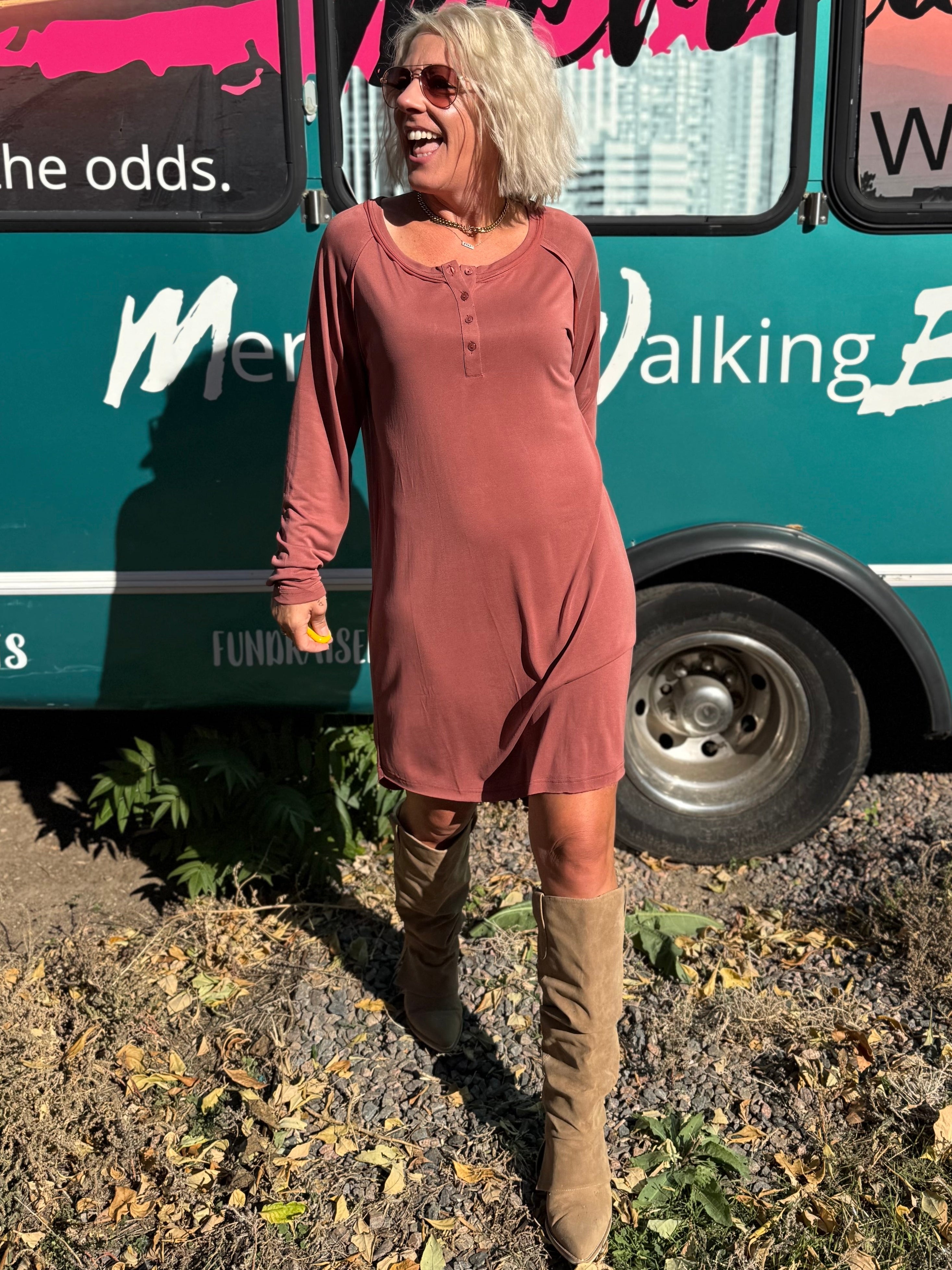 Maple Shirt Dress