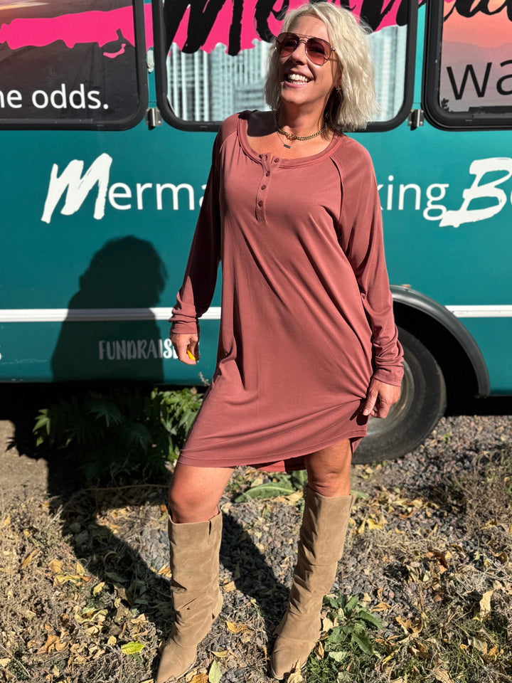 Maple Shirt Dress