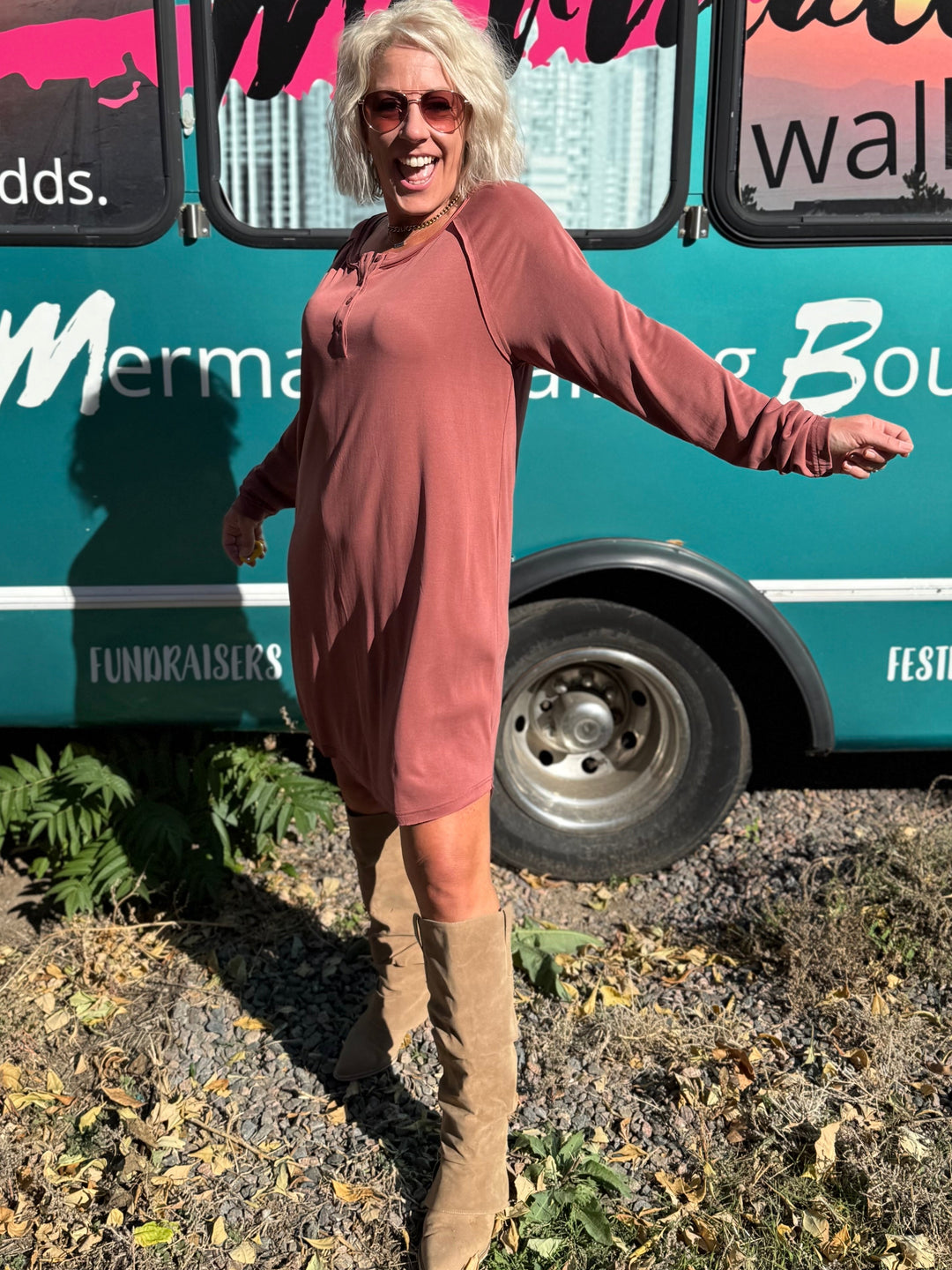 Maple Shirt Dress