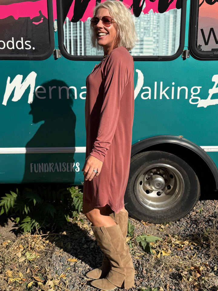 Maple Shirt Dress