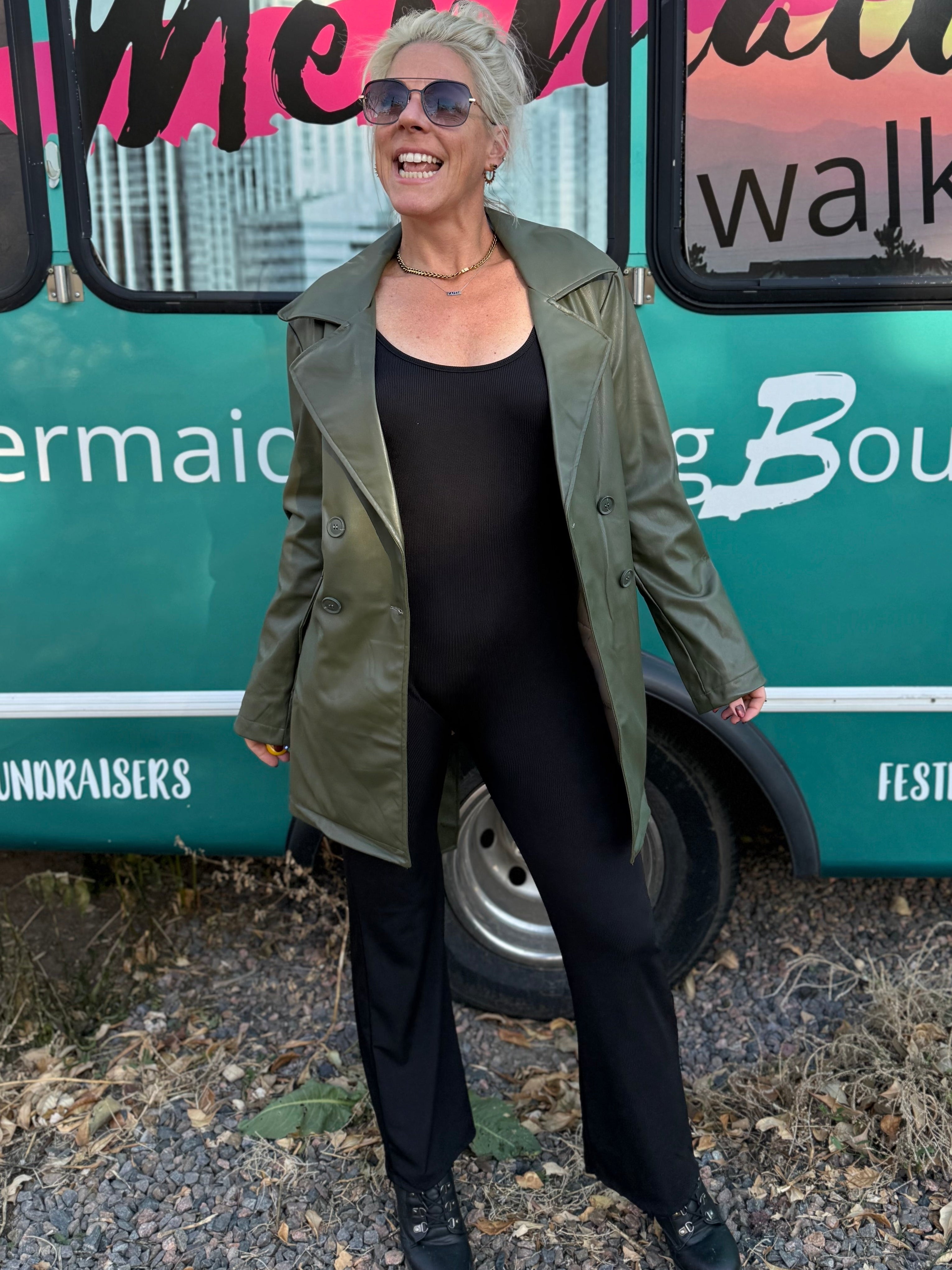 Olivia Onesie Jumpsuit in Black