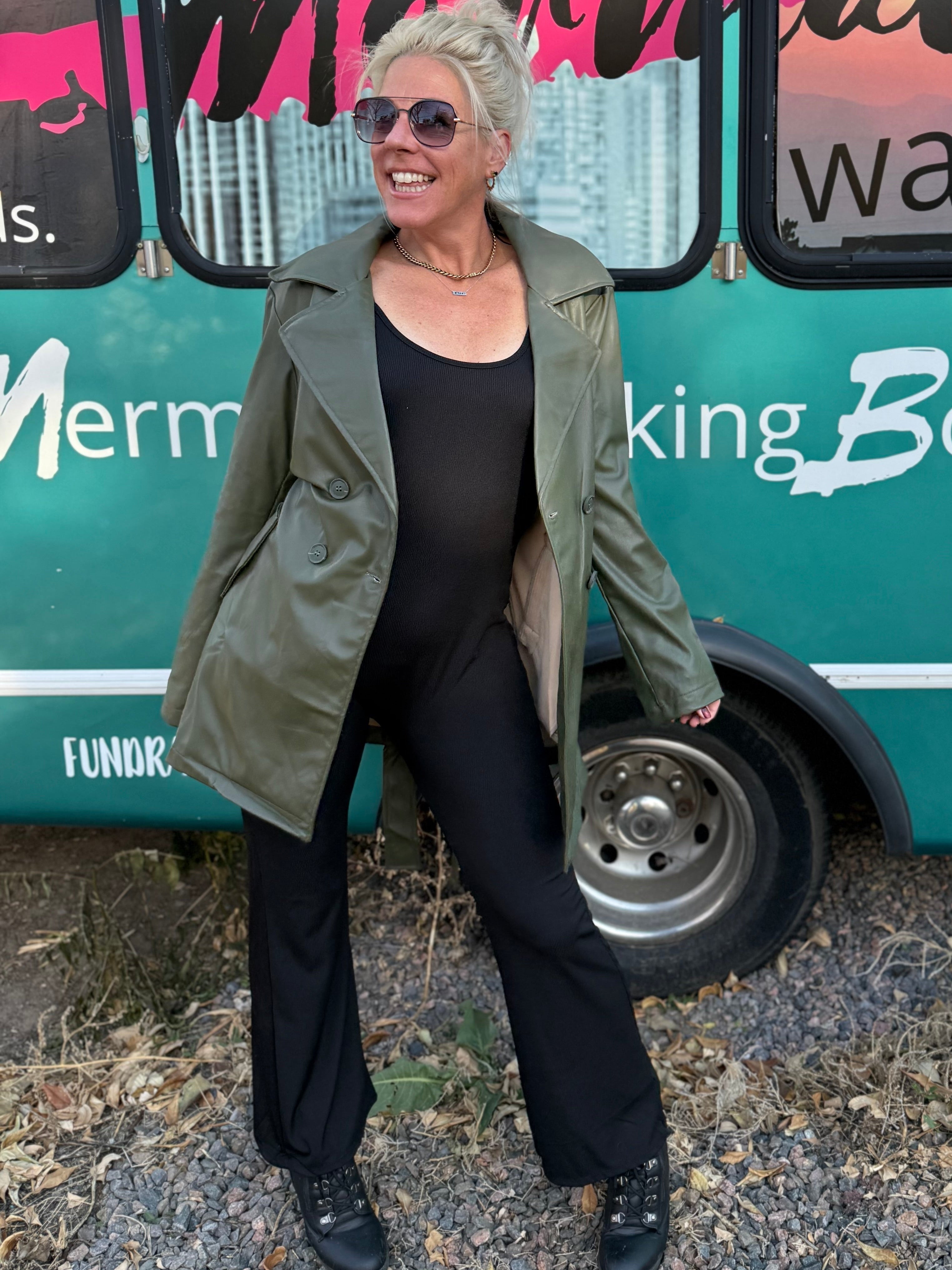 Olivia Onesie Jumpsuit in Black