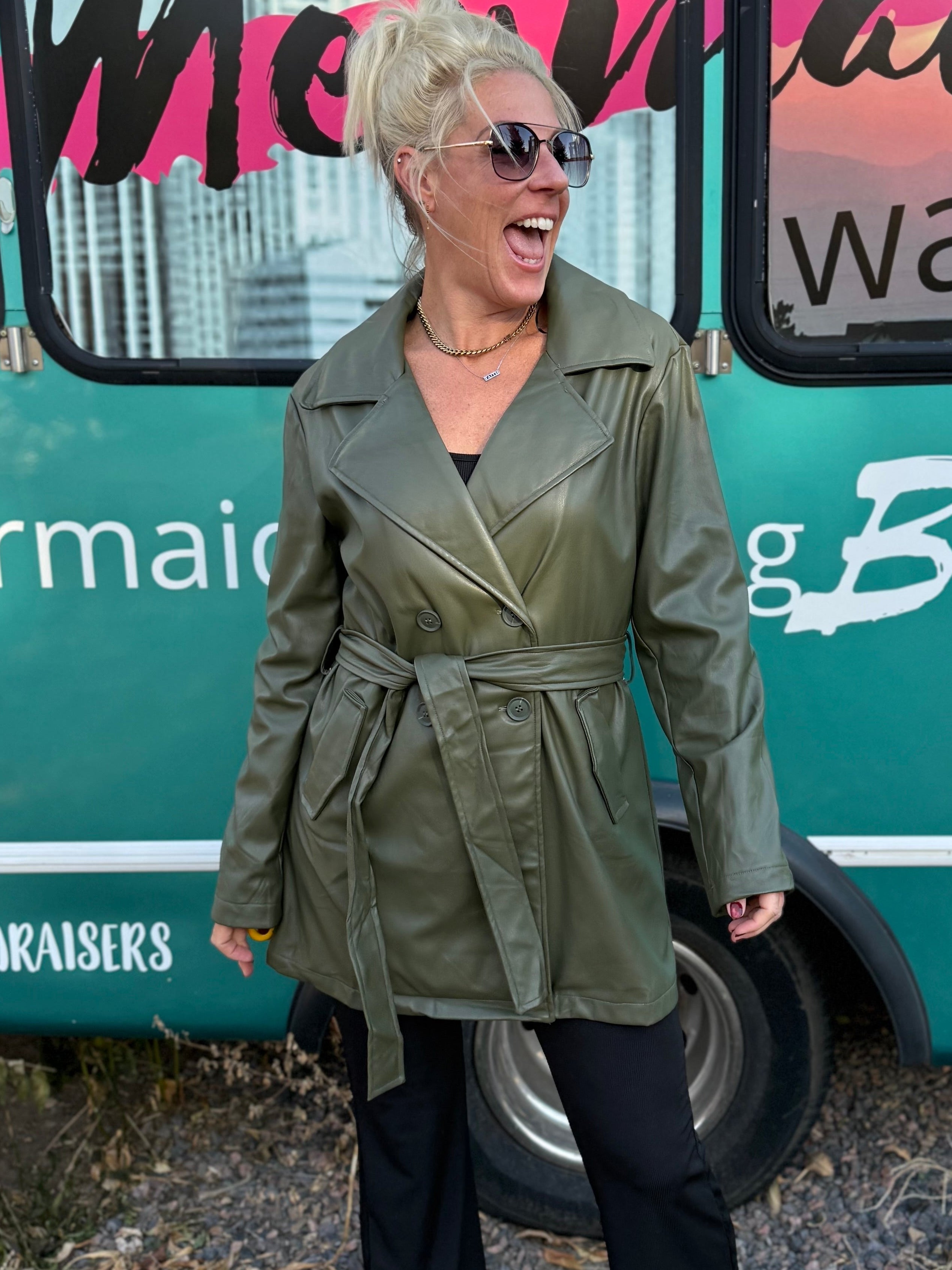 Fern Faux Leather Jacket