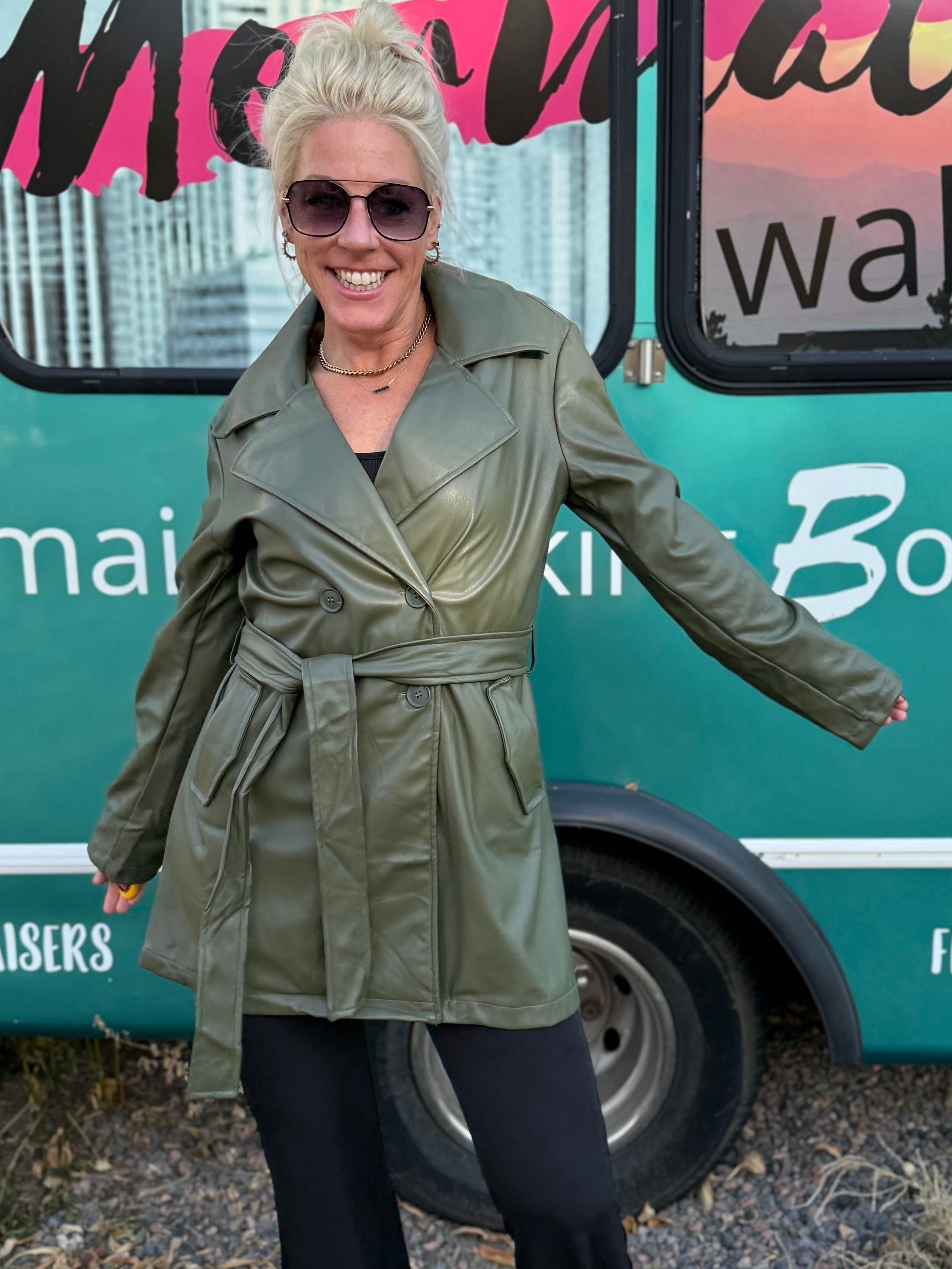 Fern Faux Leather Jacket