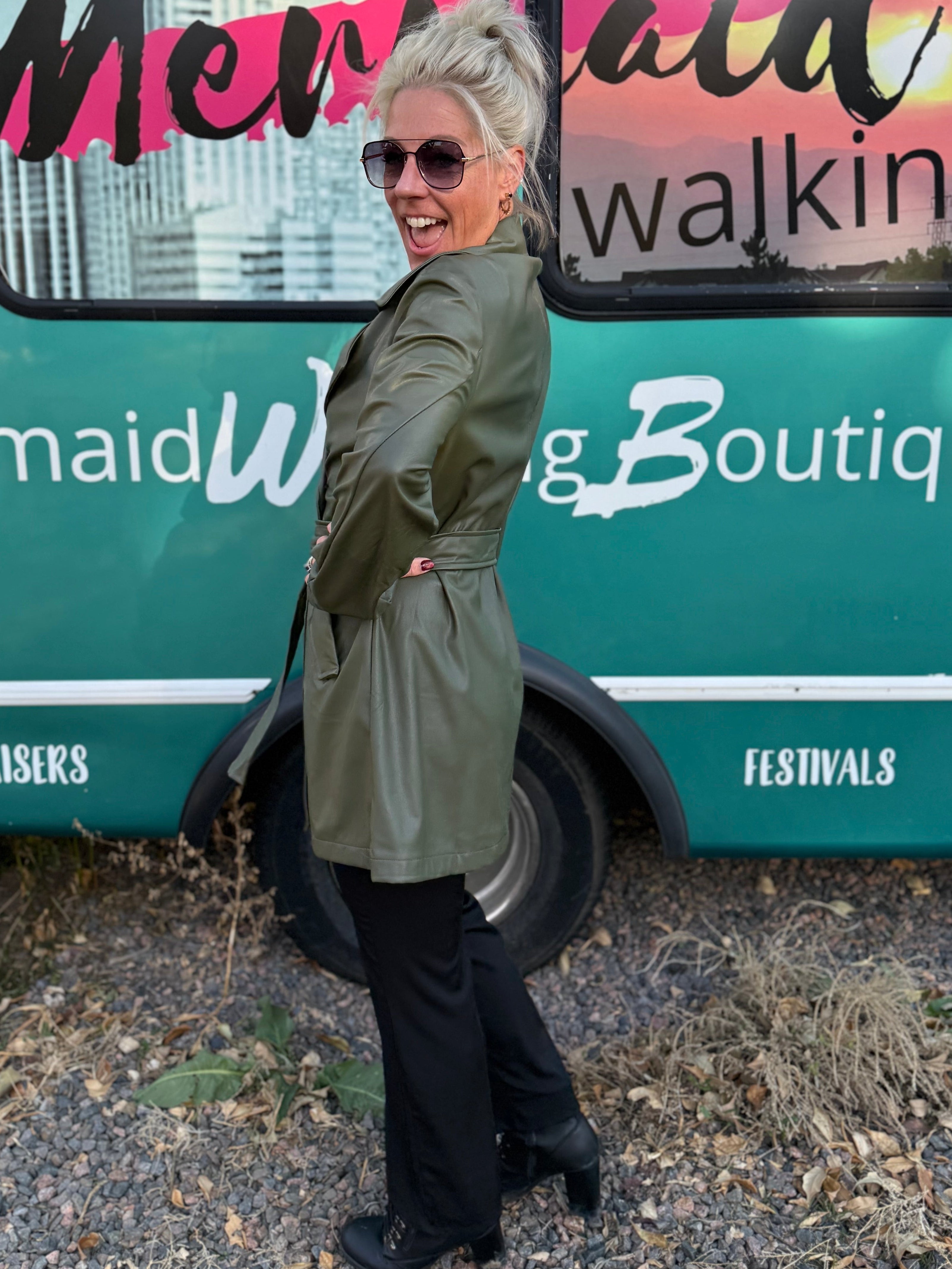 Fern Faux Leather Jacket