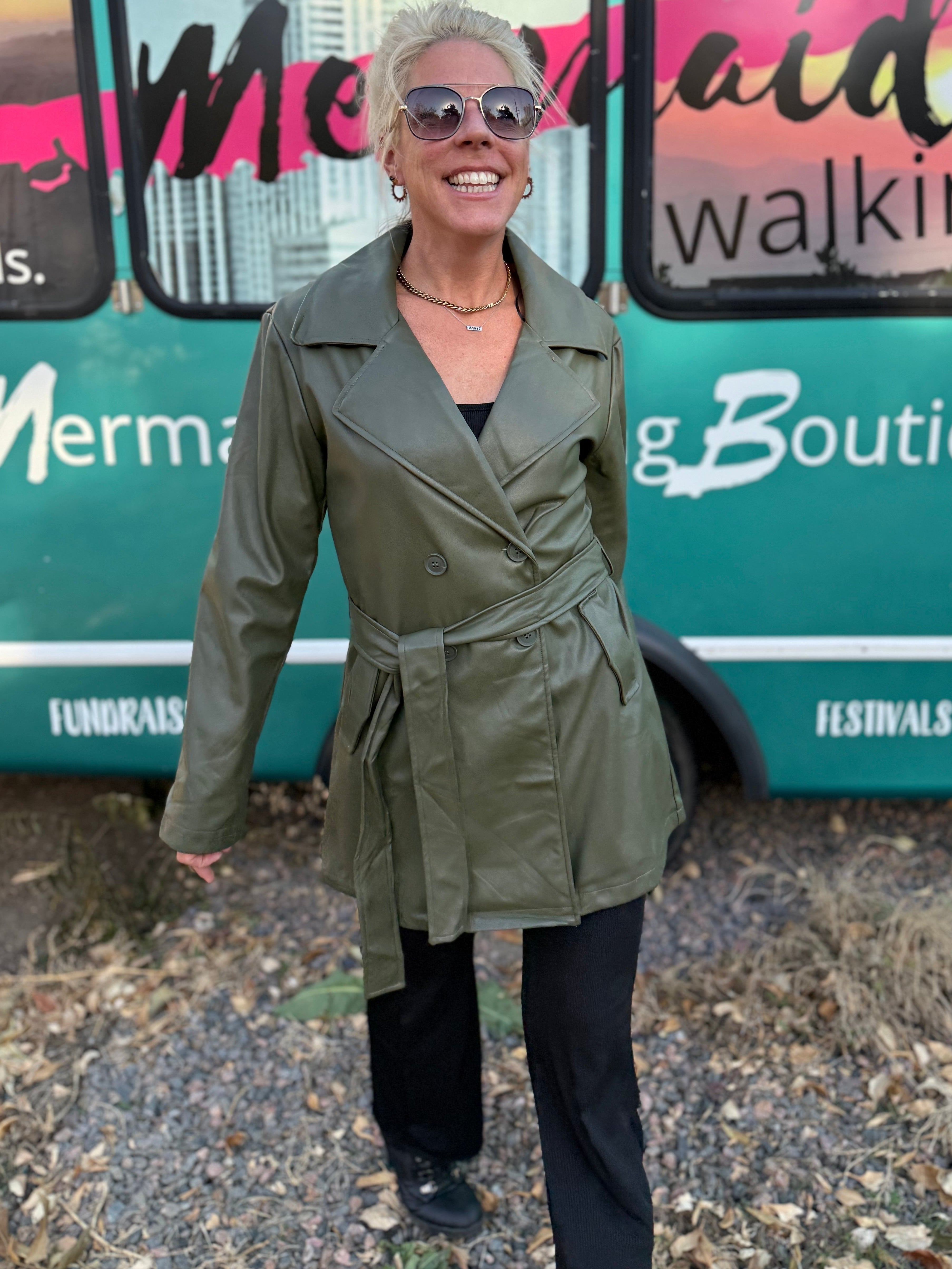 Fern Faux Leather Jacket