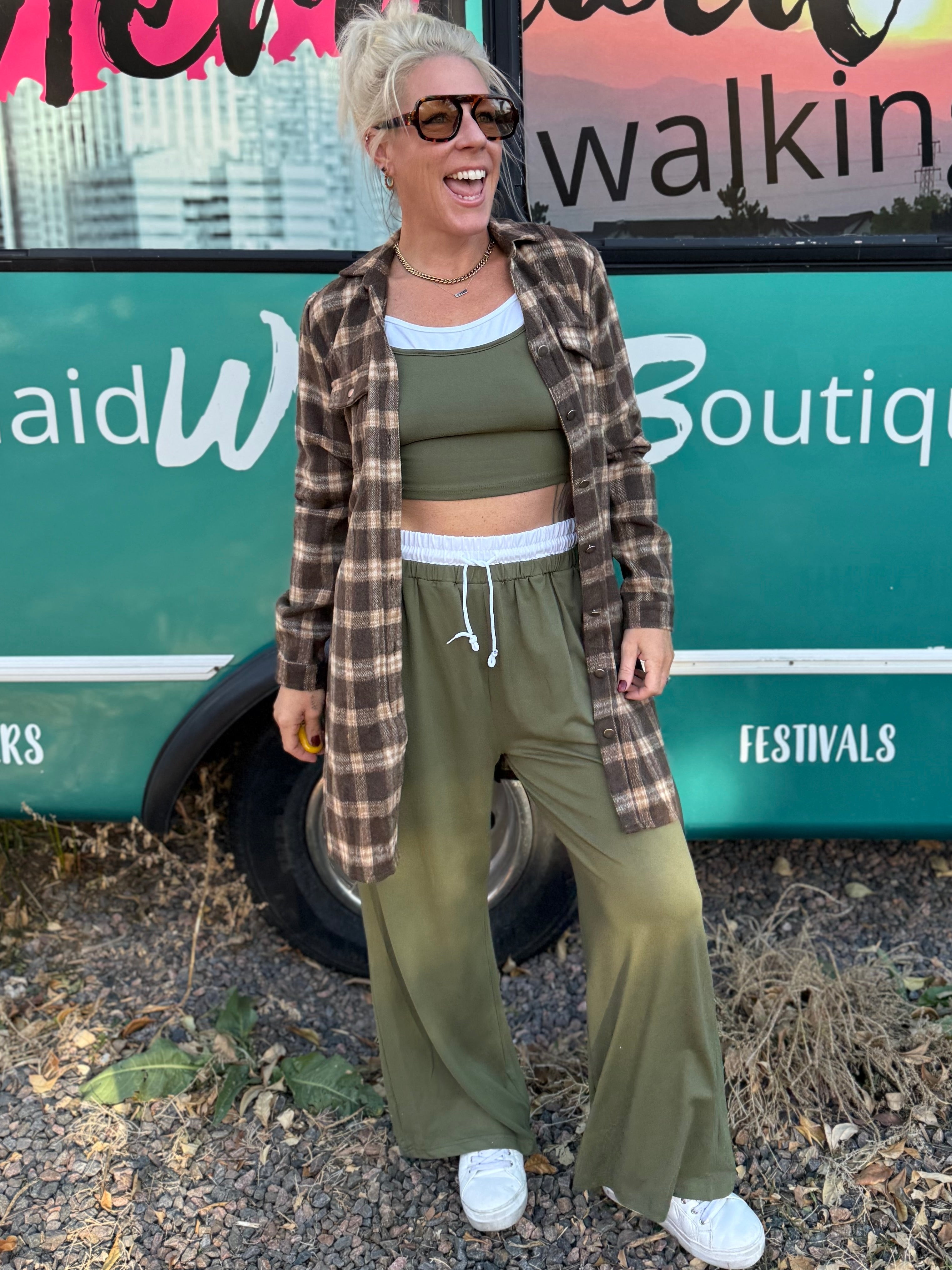 Corrine Set in Olive