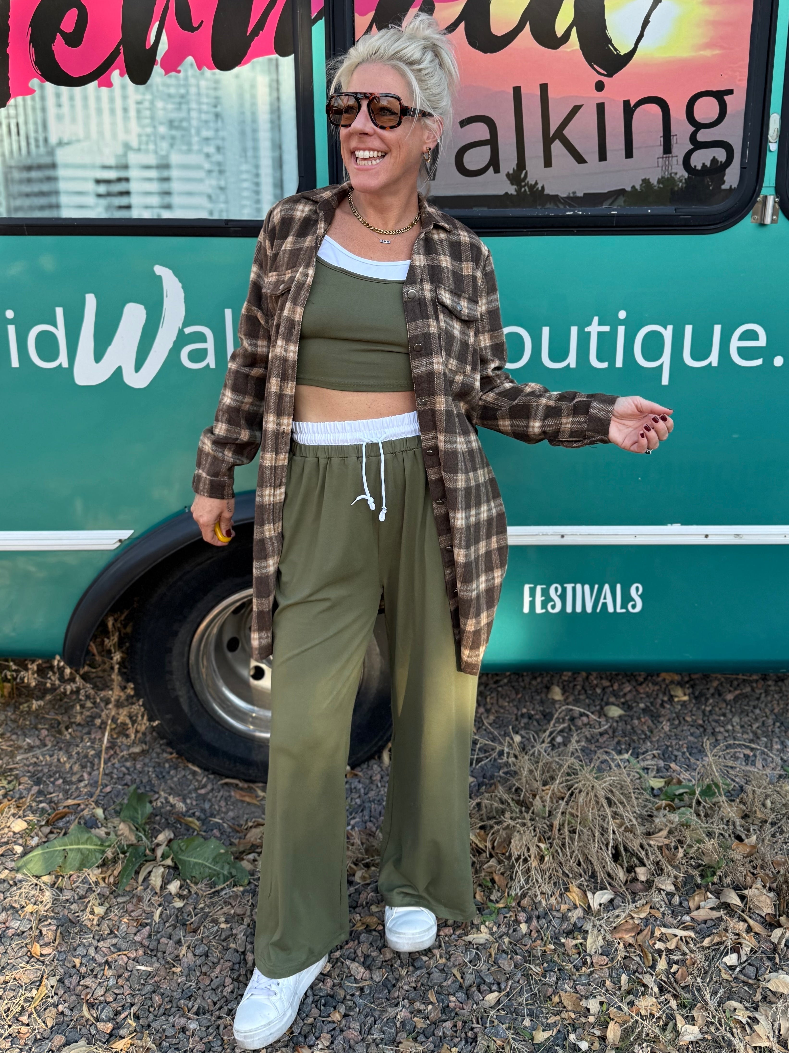 Corrine Set in Olive