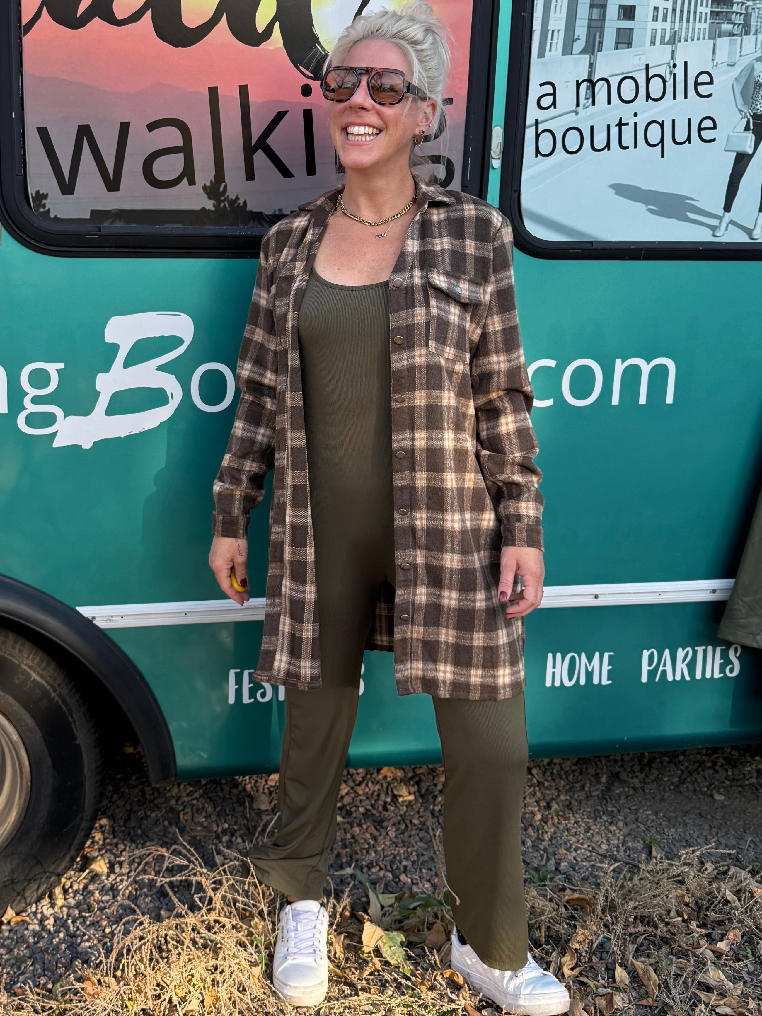 Olivia Onesie Jumpsuit in Olive