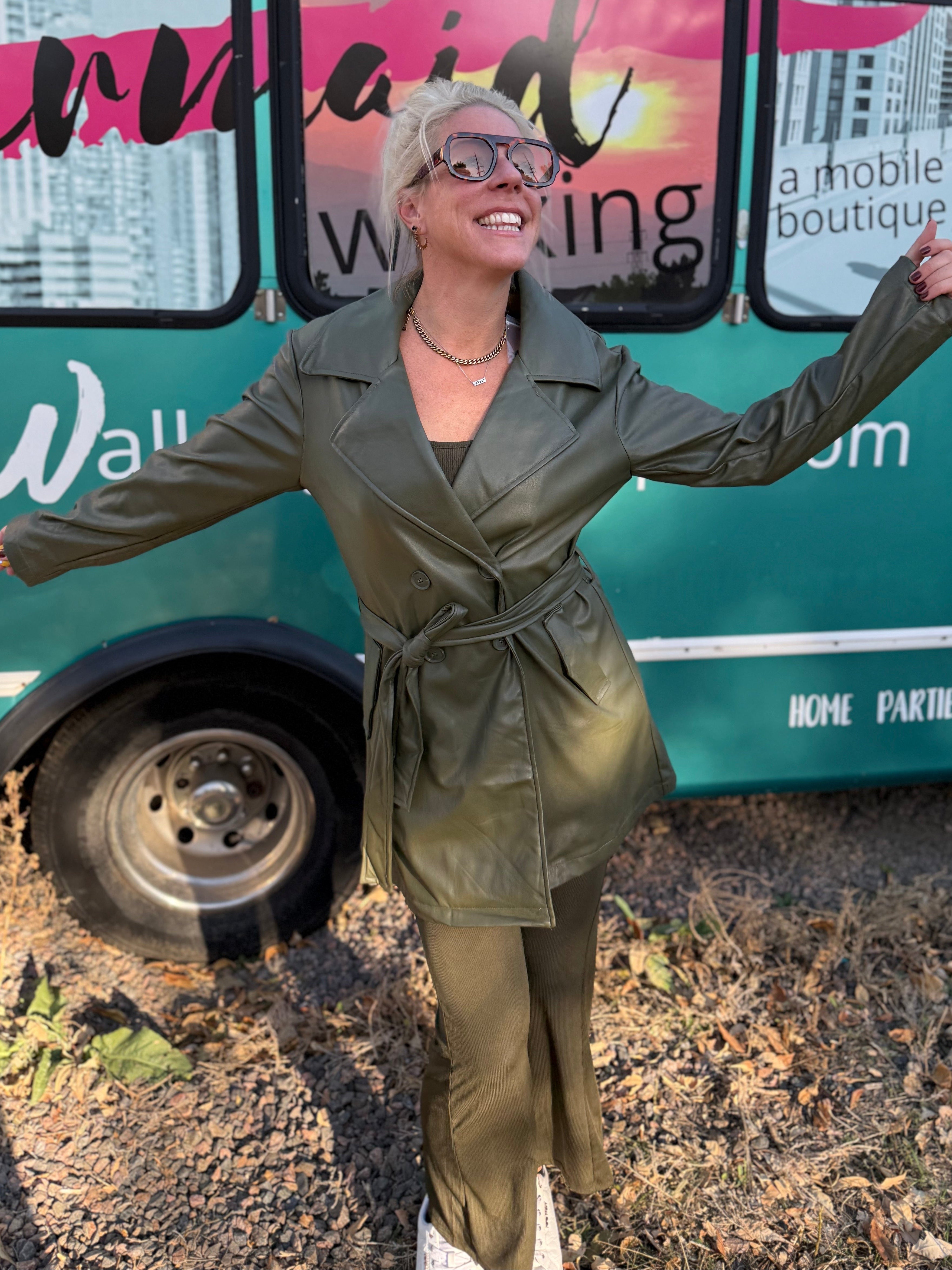 Fern Faux Leather Jacket