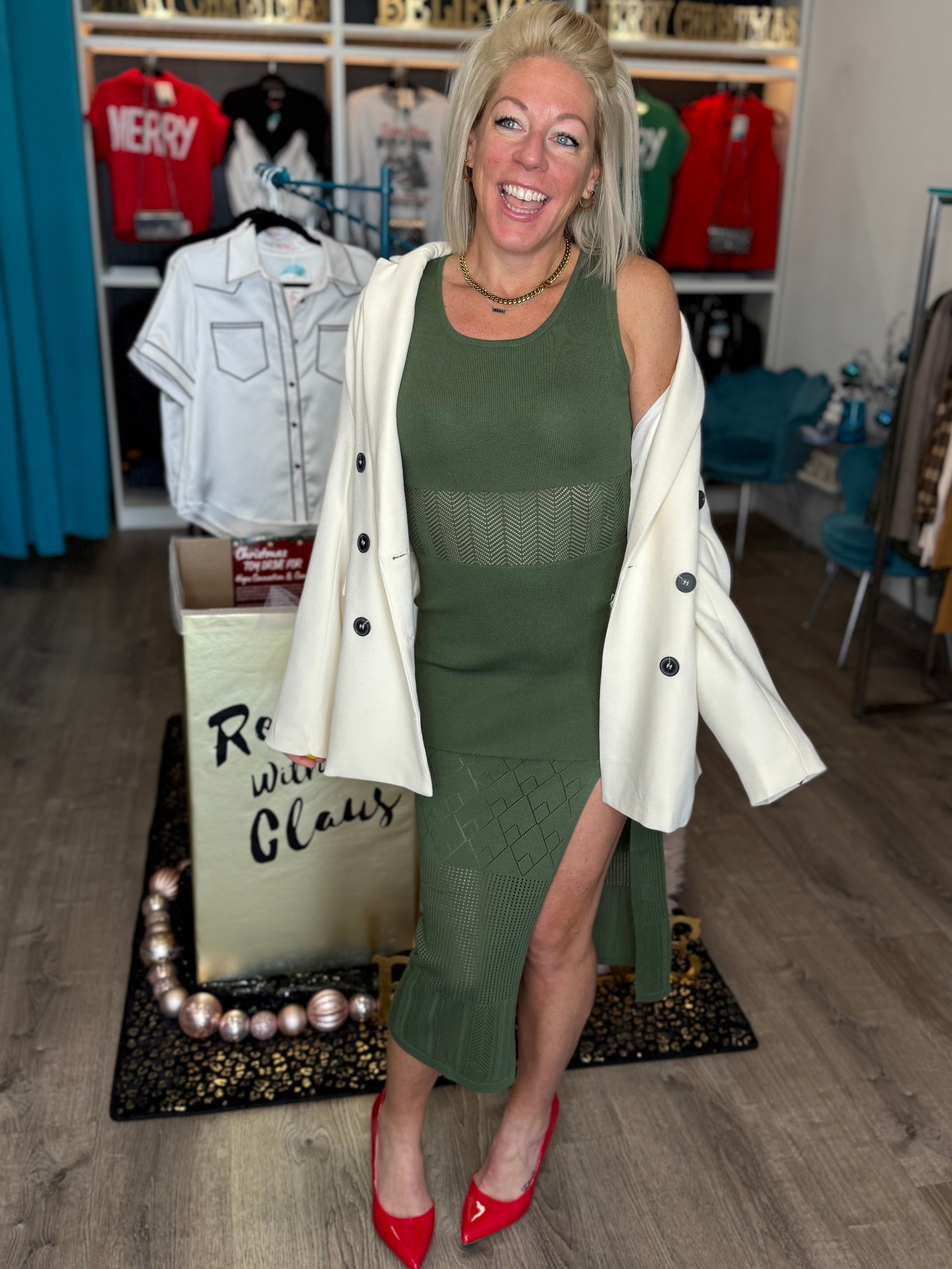 Winter White Classic Blazer