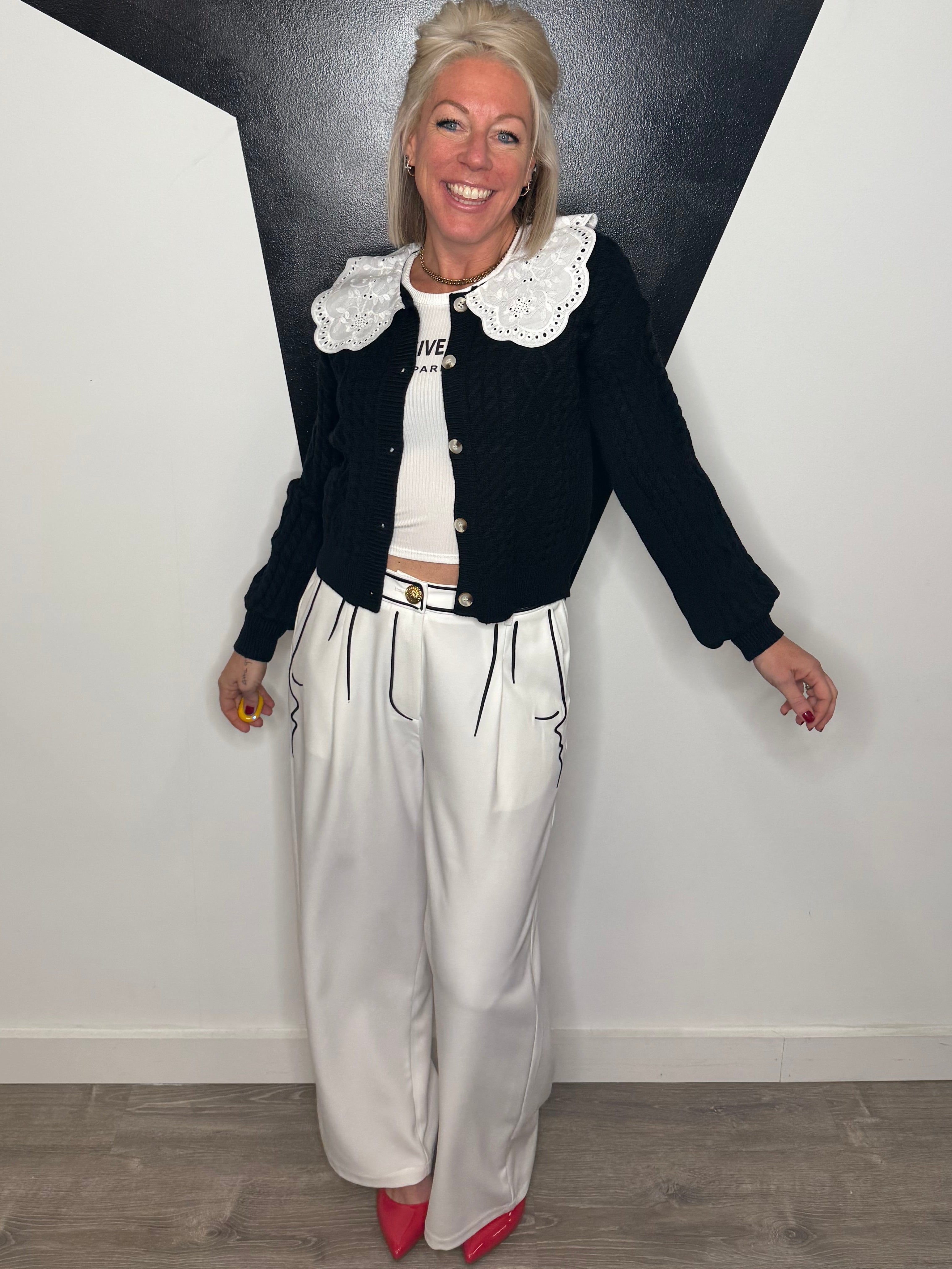 Peter Pan Collar Cardigan