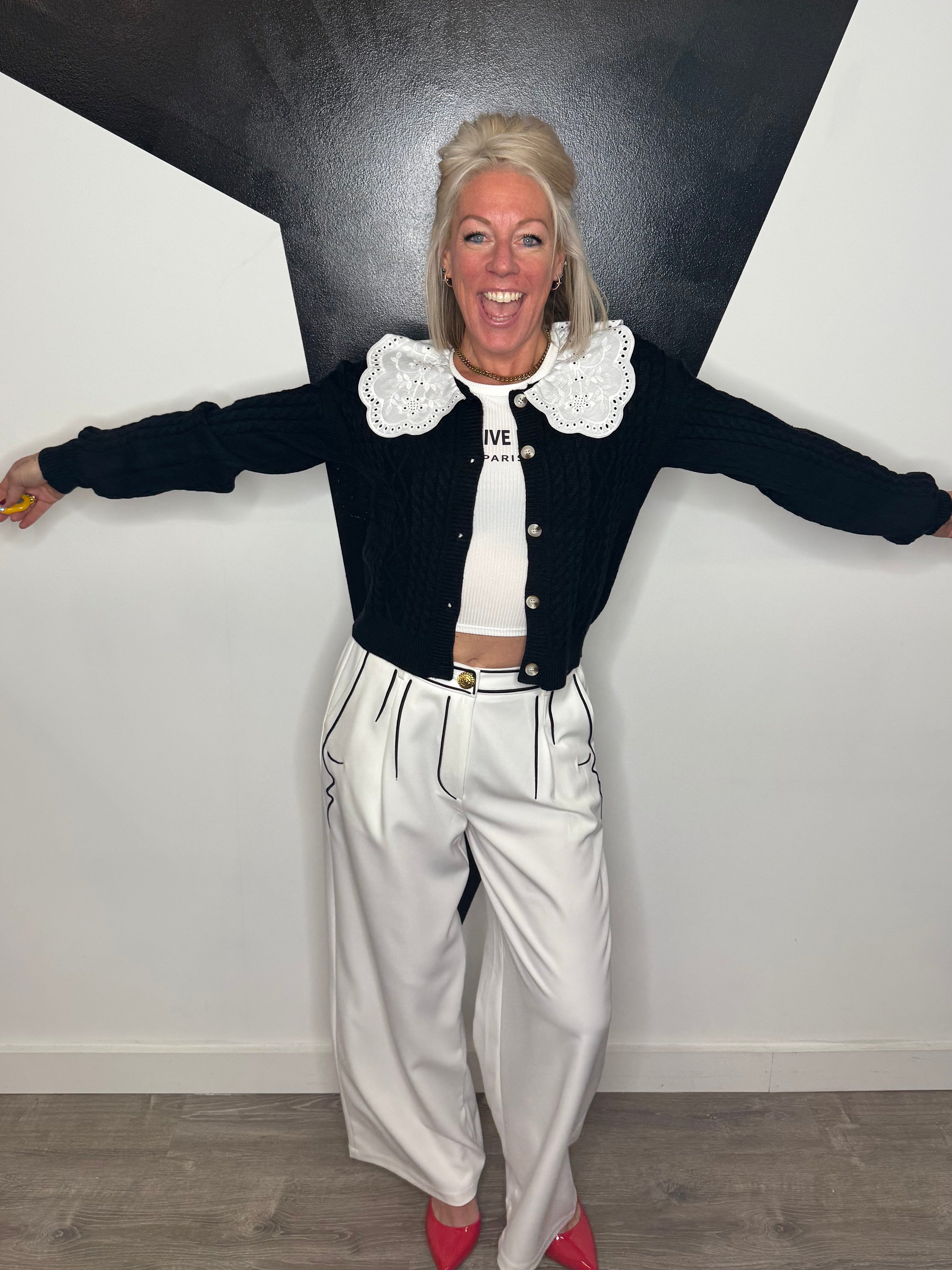 Peter Pan Collar Cardigan