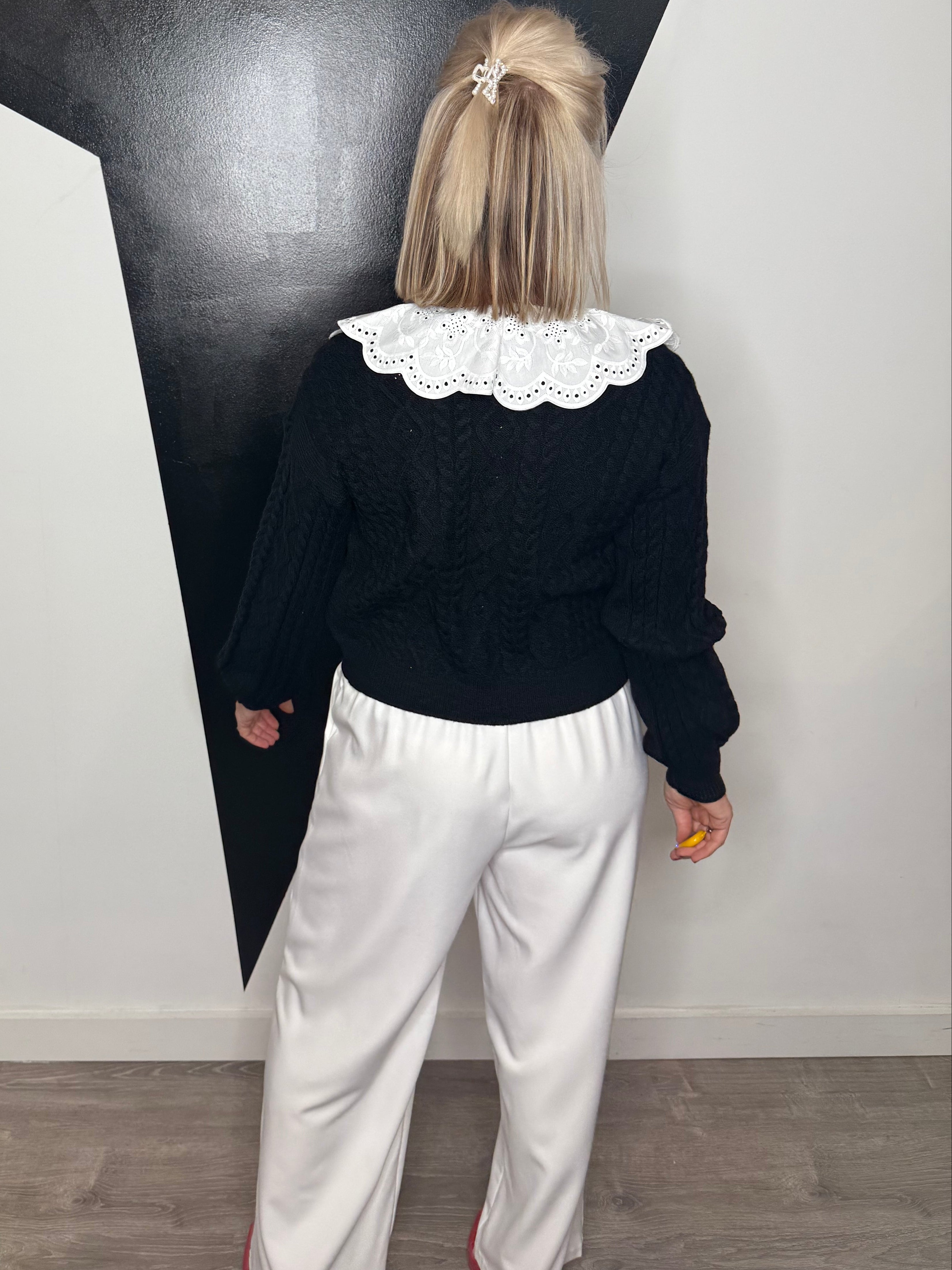 Peter Pan Collar Cardigan