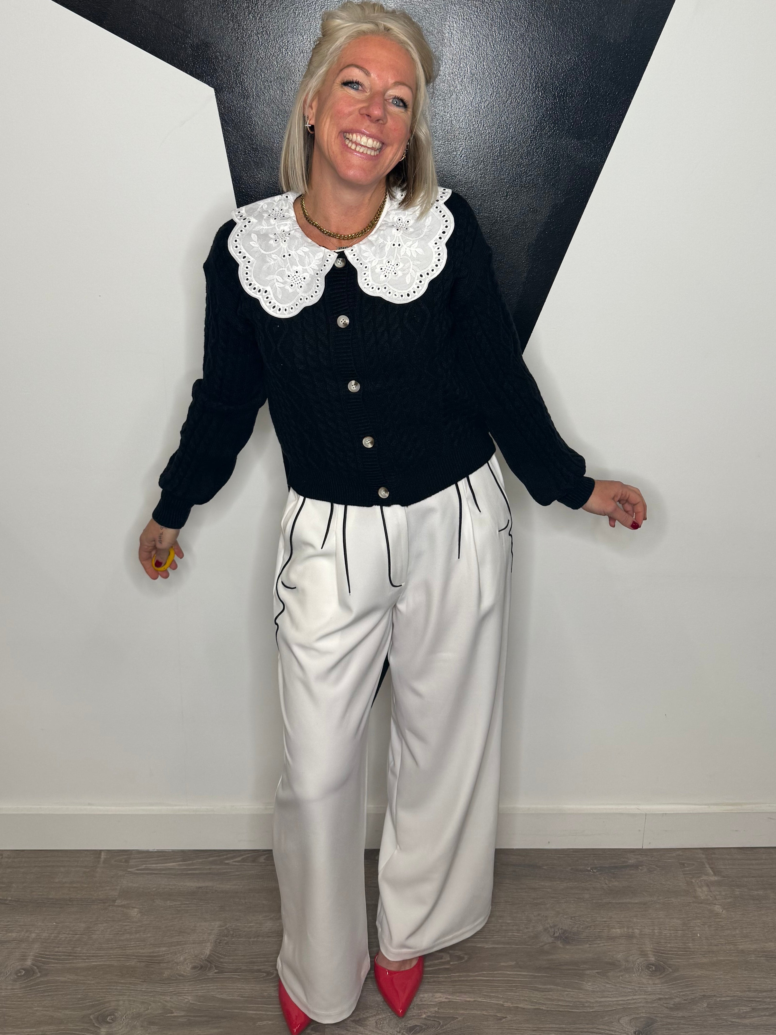 Peter Pan Collar Cardigan