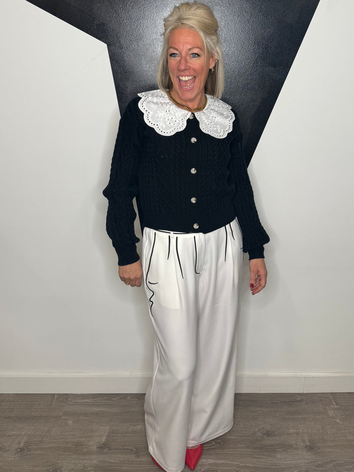 Peter Pan Collar Cardigan