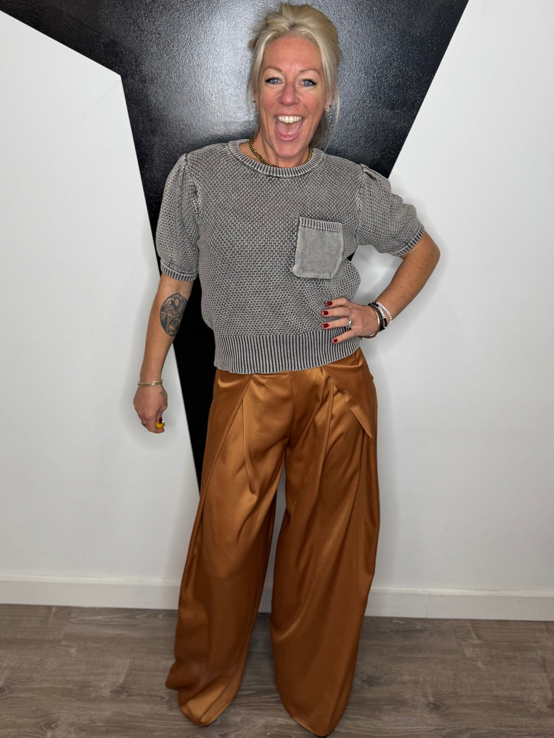 Ezra Satin Wide Leg Pants