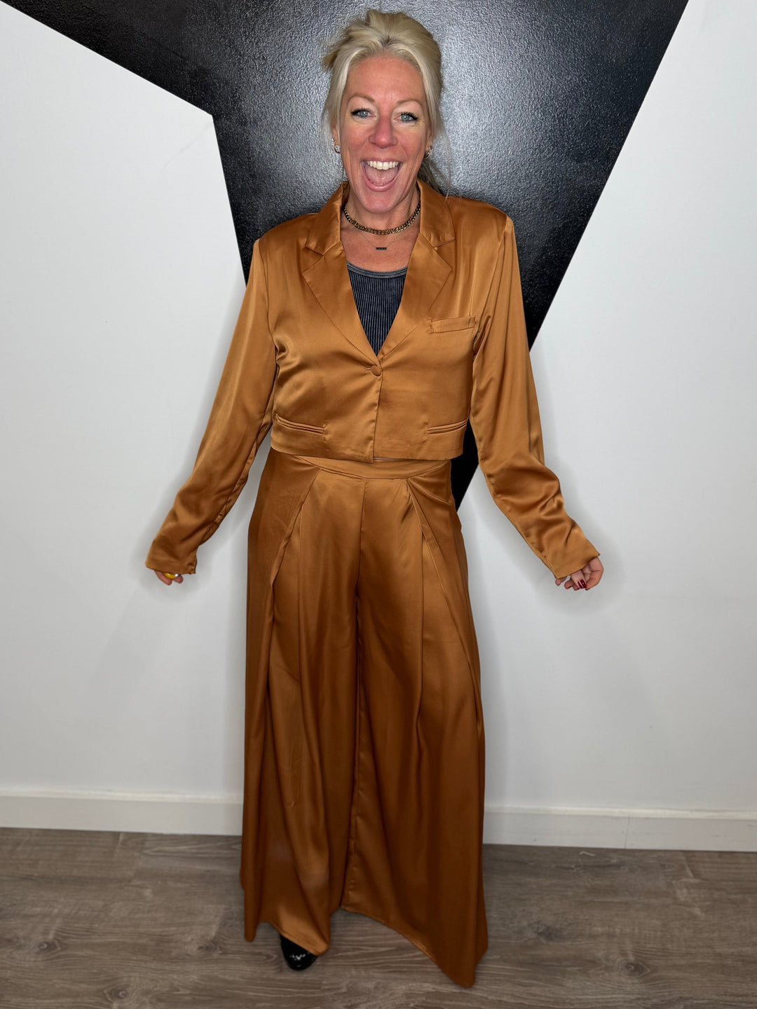 Ezra Satin Wide Leg Pants
