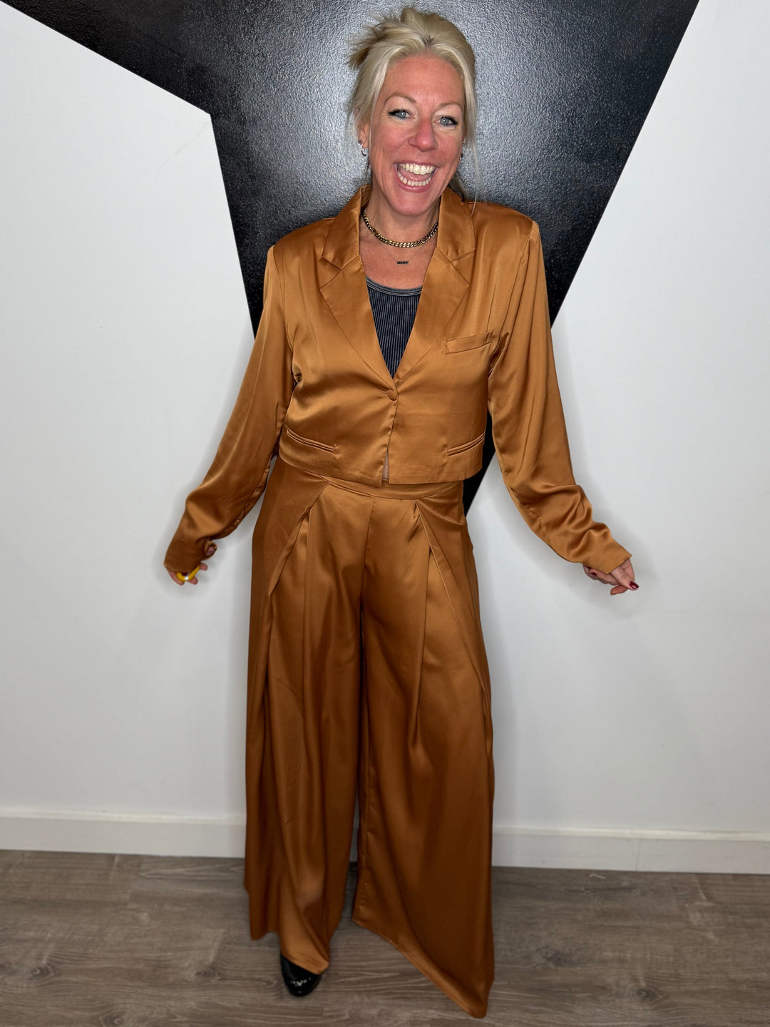 Ezra Satin Wide Leg Pants