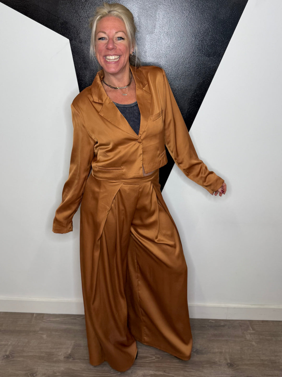 Ezra Satin Wide Leg Pants