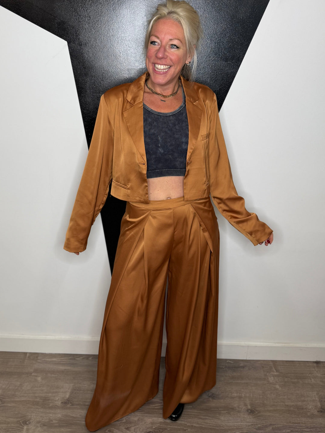 Ezra Satin Wide Leg Pants