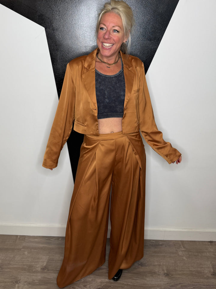 Ezra Satin Wide Leg Pants