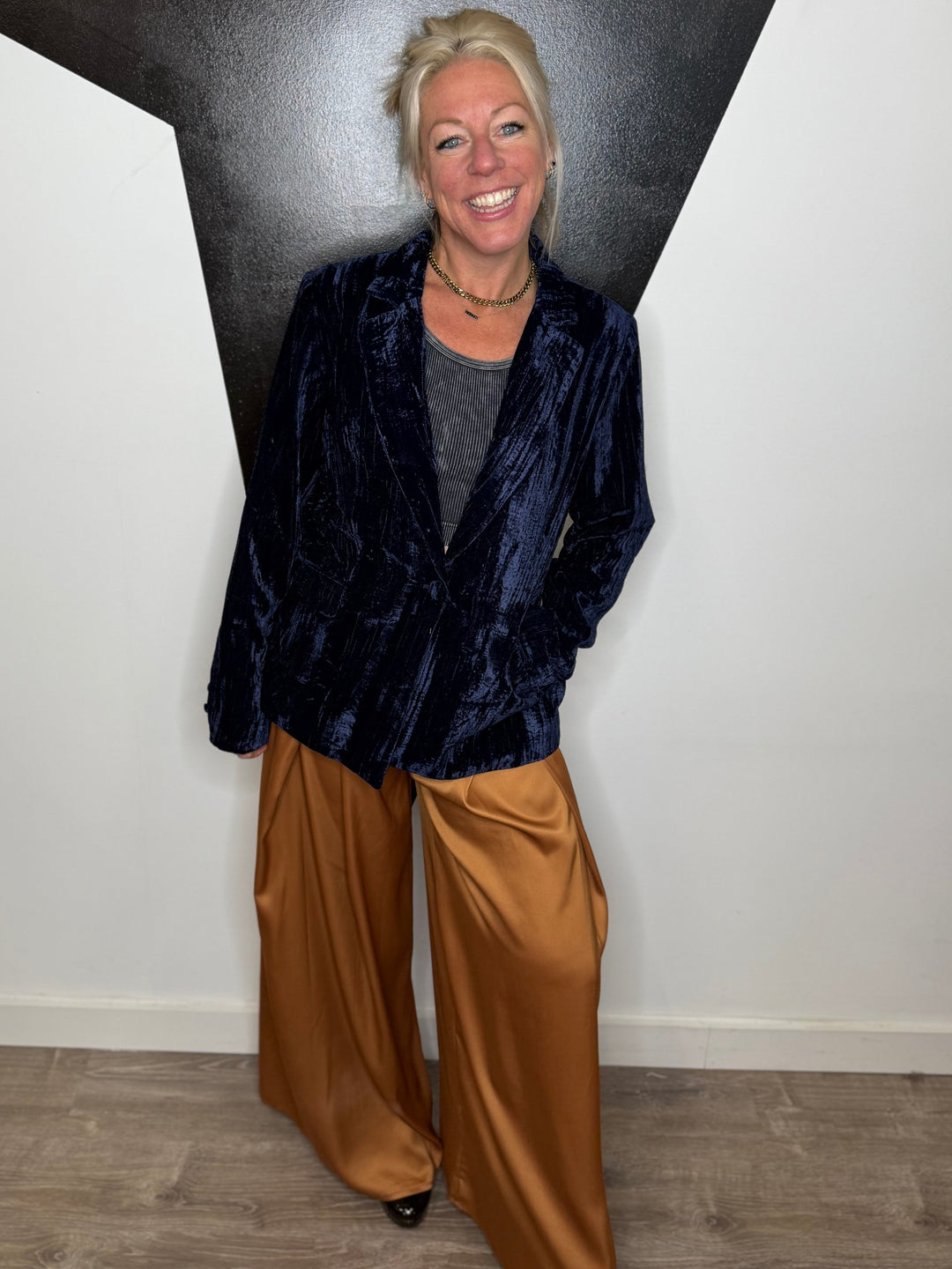 Moon Light Velvet Blazer