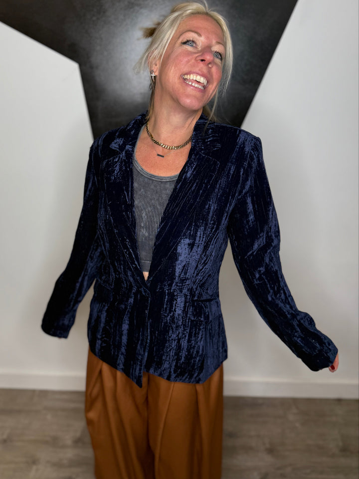 Moon Light Velvet Blazer