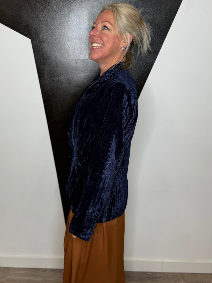 Moon Light Velvet Blazer