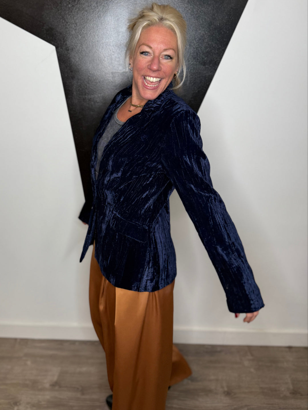 Moon Light Velvet Blazer