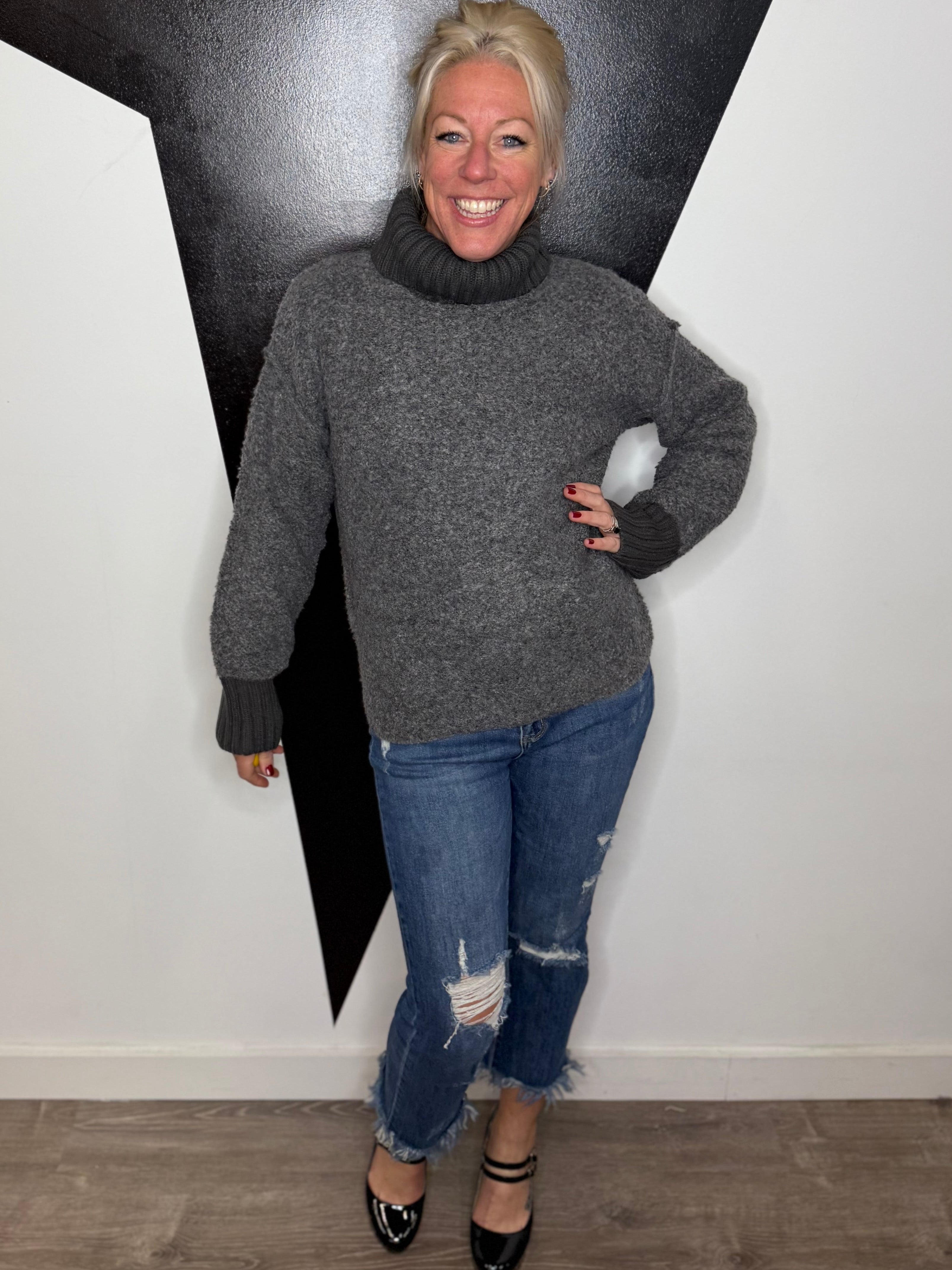 Wordsmith Turtleneck Sweater