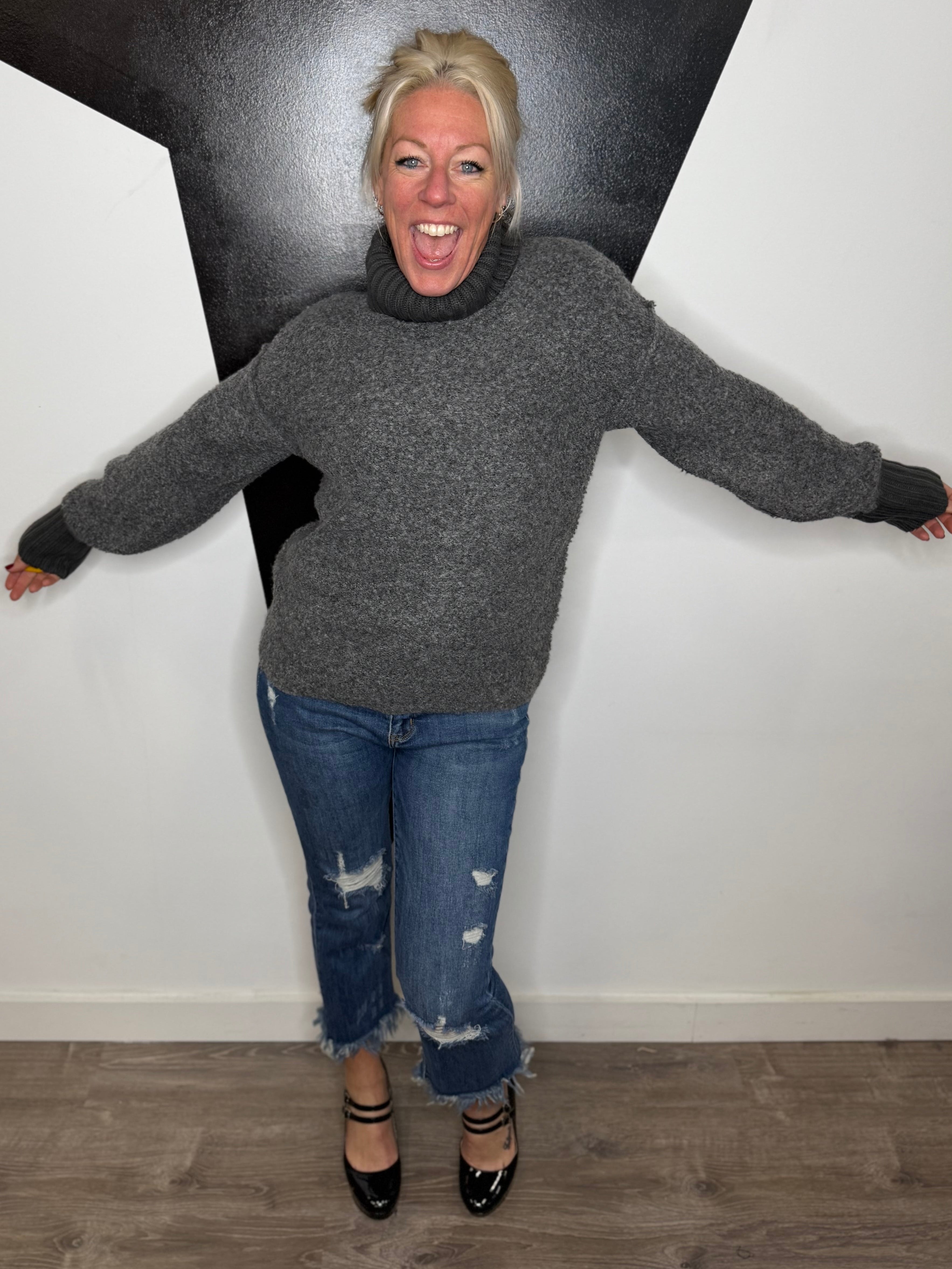 Wordsmith Turtleneck Sweater